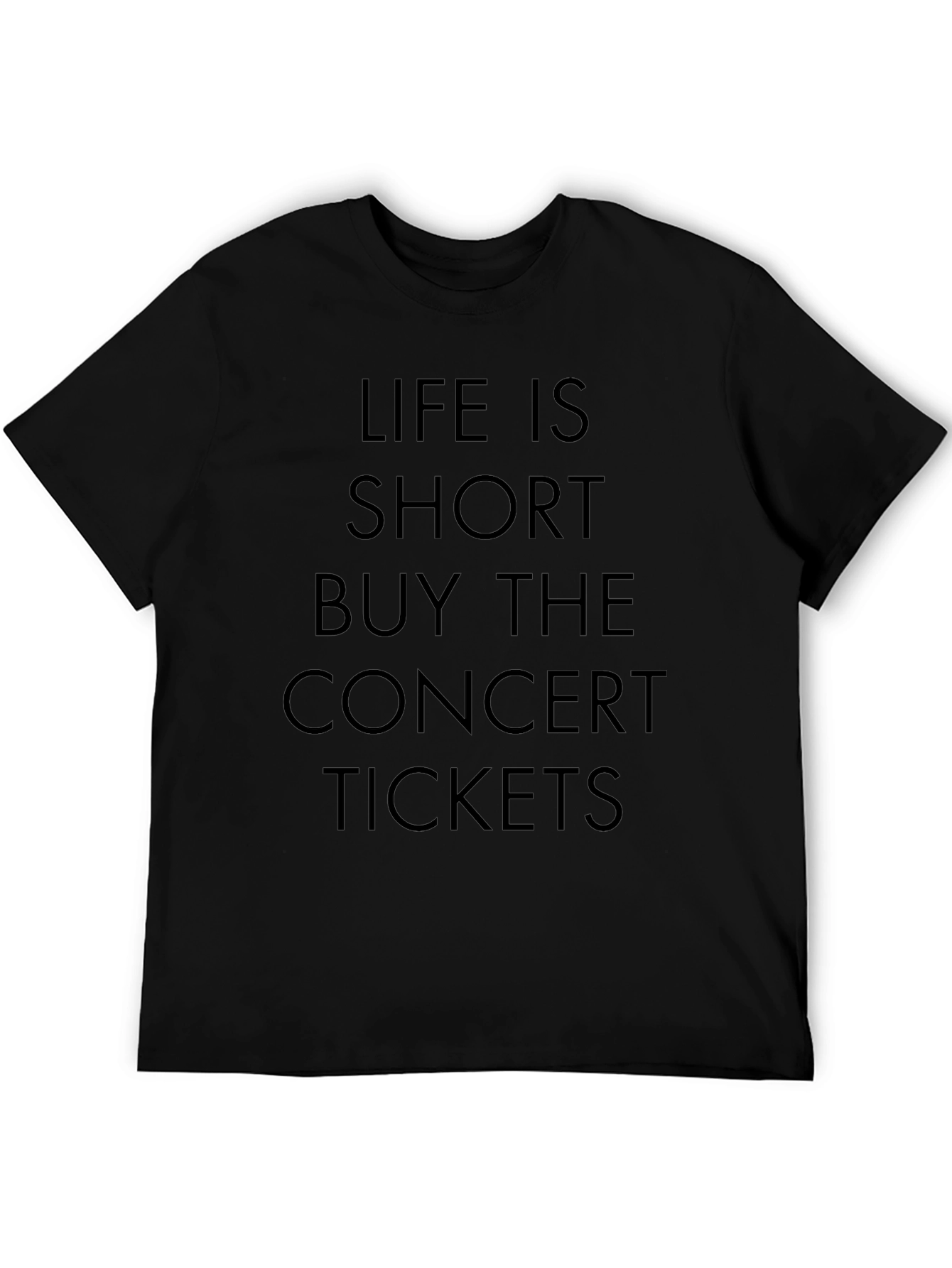 Life Is Short Concert Ticket Graphic Tee