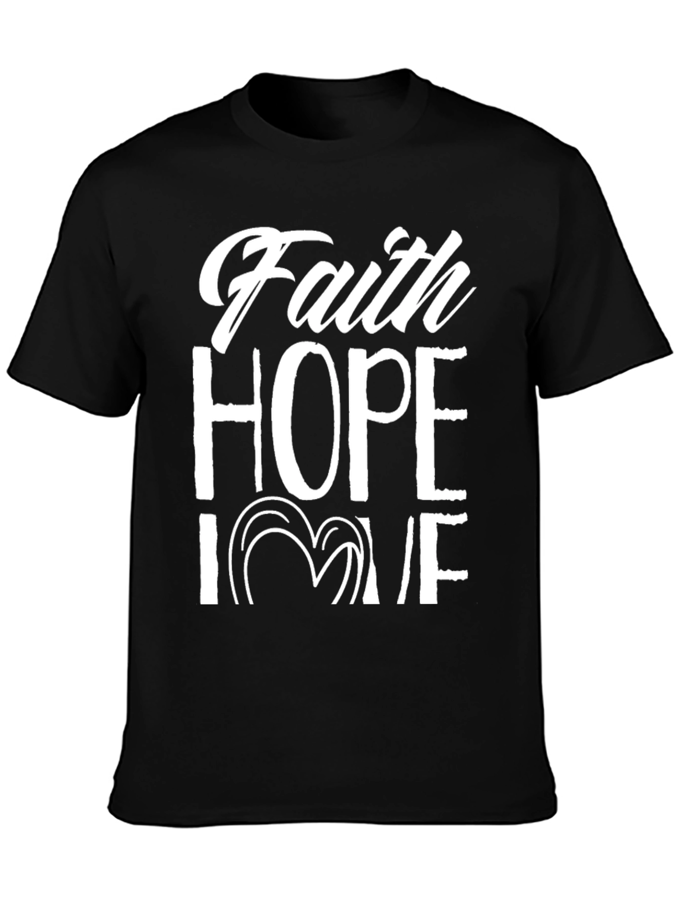 Faith Hope Love T-Shirt - Christian Inspired Tee