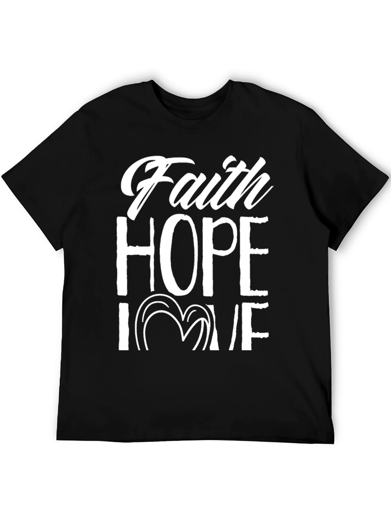 Faith Hope Love T-Shirt - Christian Inspired Tee