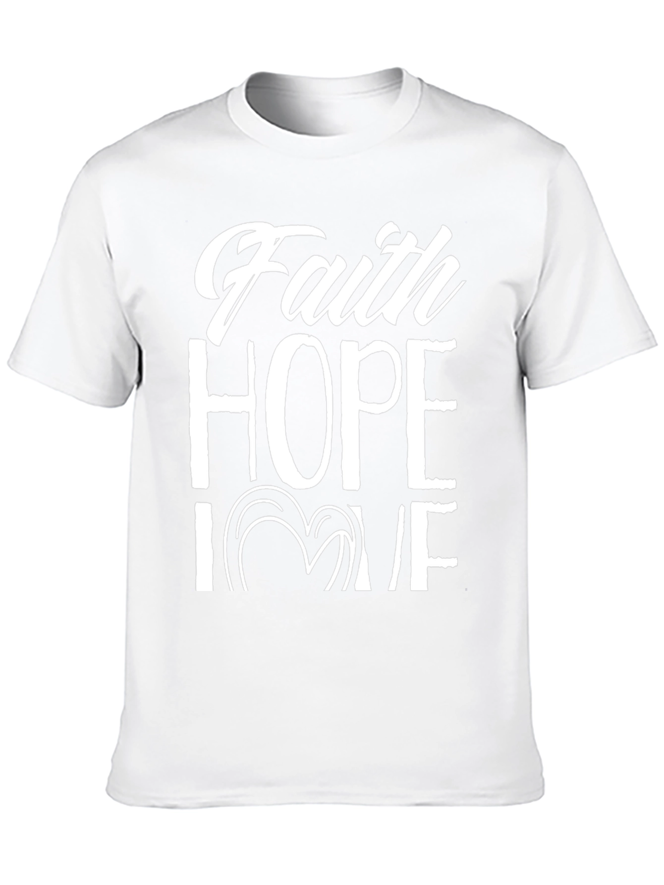Faith Hope Love T-Shirt - Christian Inspired Tee