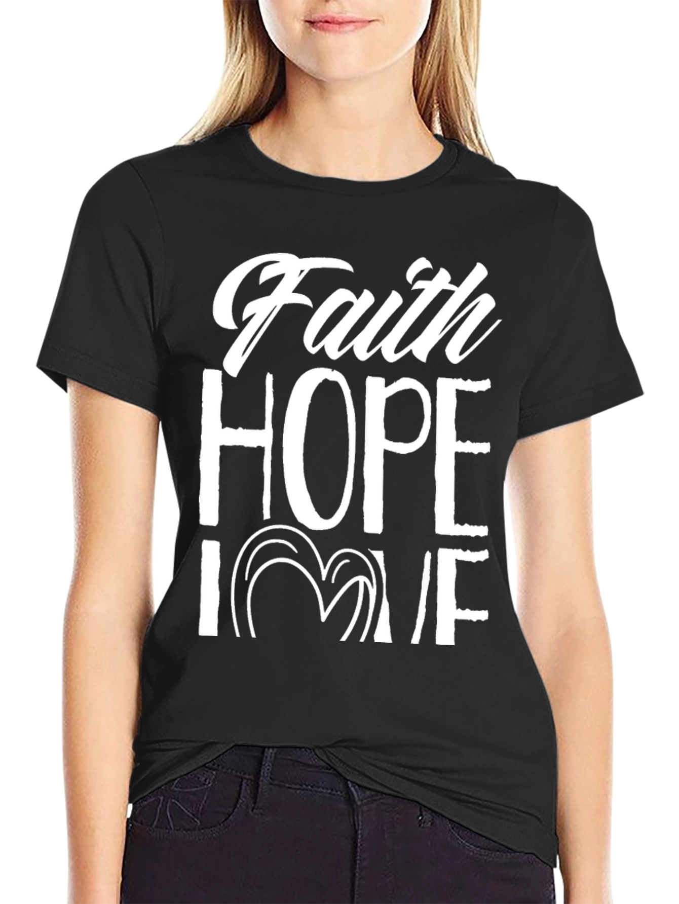 Faith Hope Love T-Shirt - Christian Inspired Tee