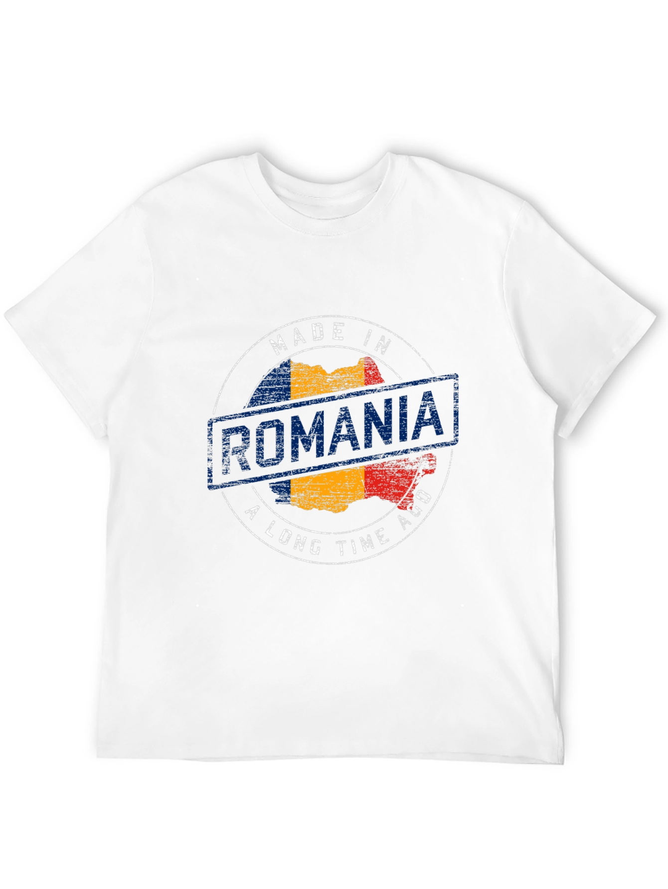Made in Romania T-Shirt Romanian Flag Tee
