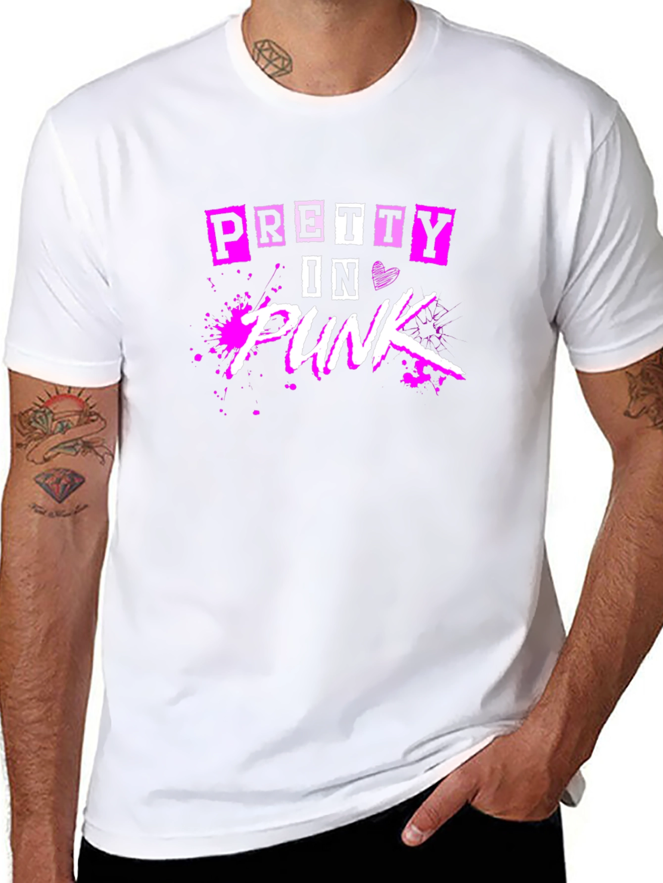 Pretty in Punk Graphic Tee - Black T-Shirt