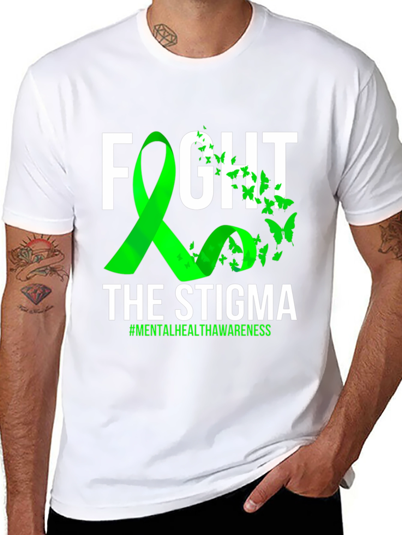 Fight the Stigma Mental Health Awareness T-Shirt