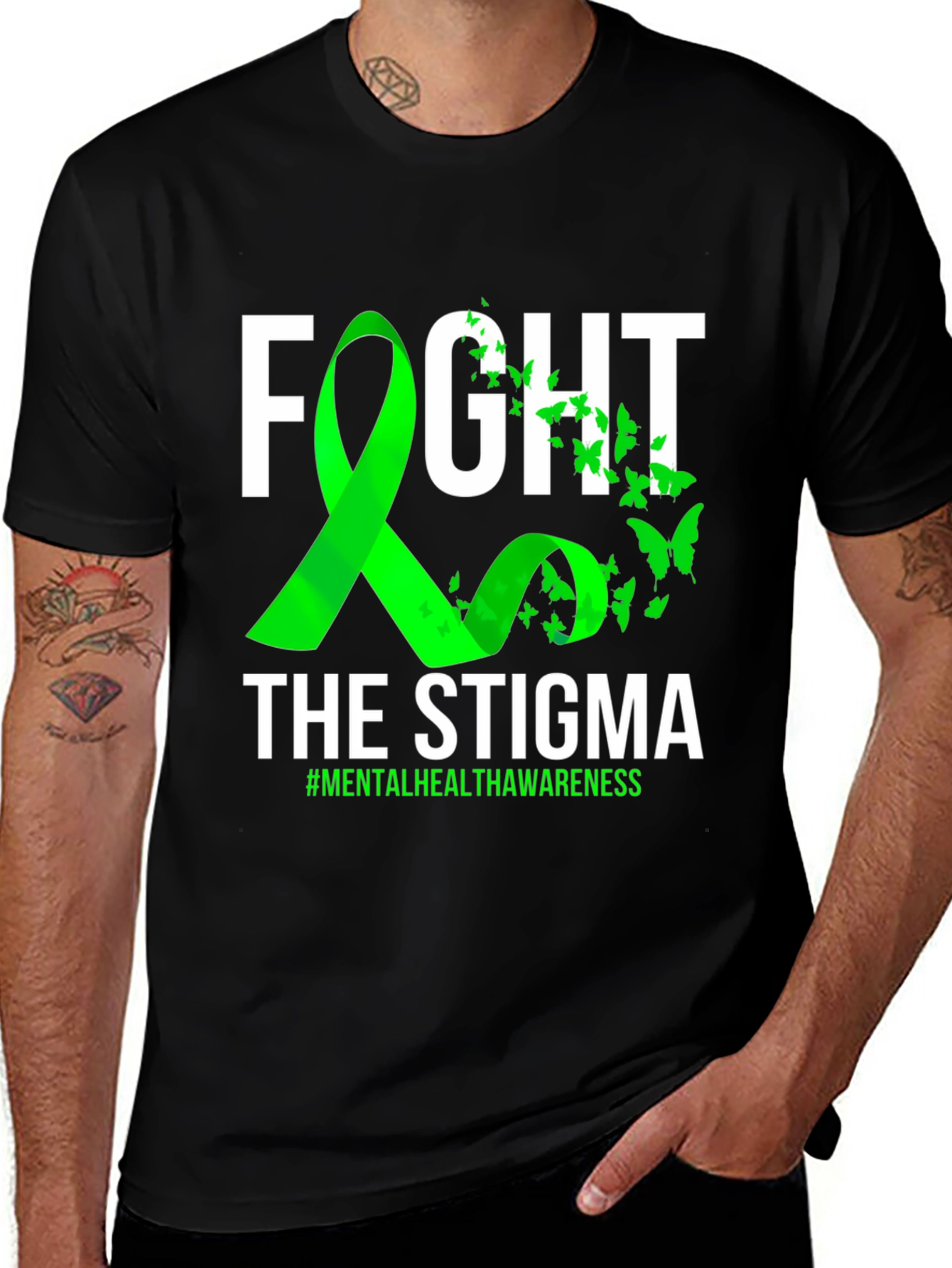Fight the Stigma Mental Health Awareness T-Shirt