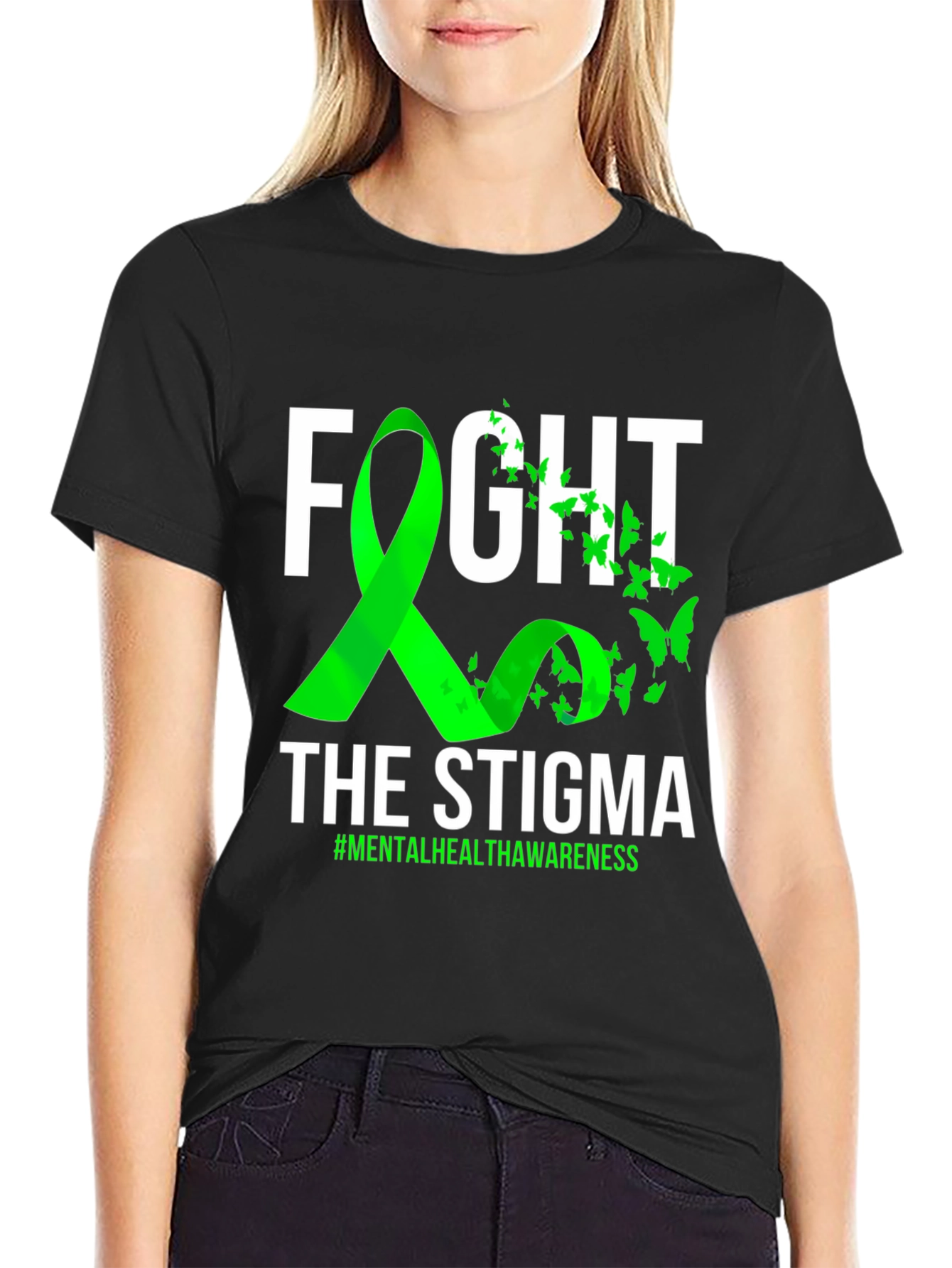 Fight the Stigma Mental Health Awareness T-Shirt
