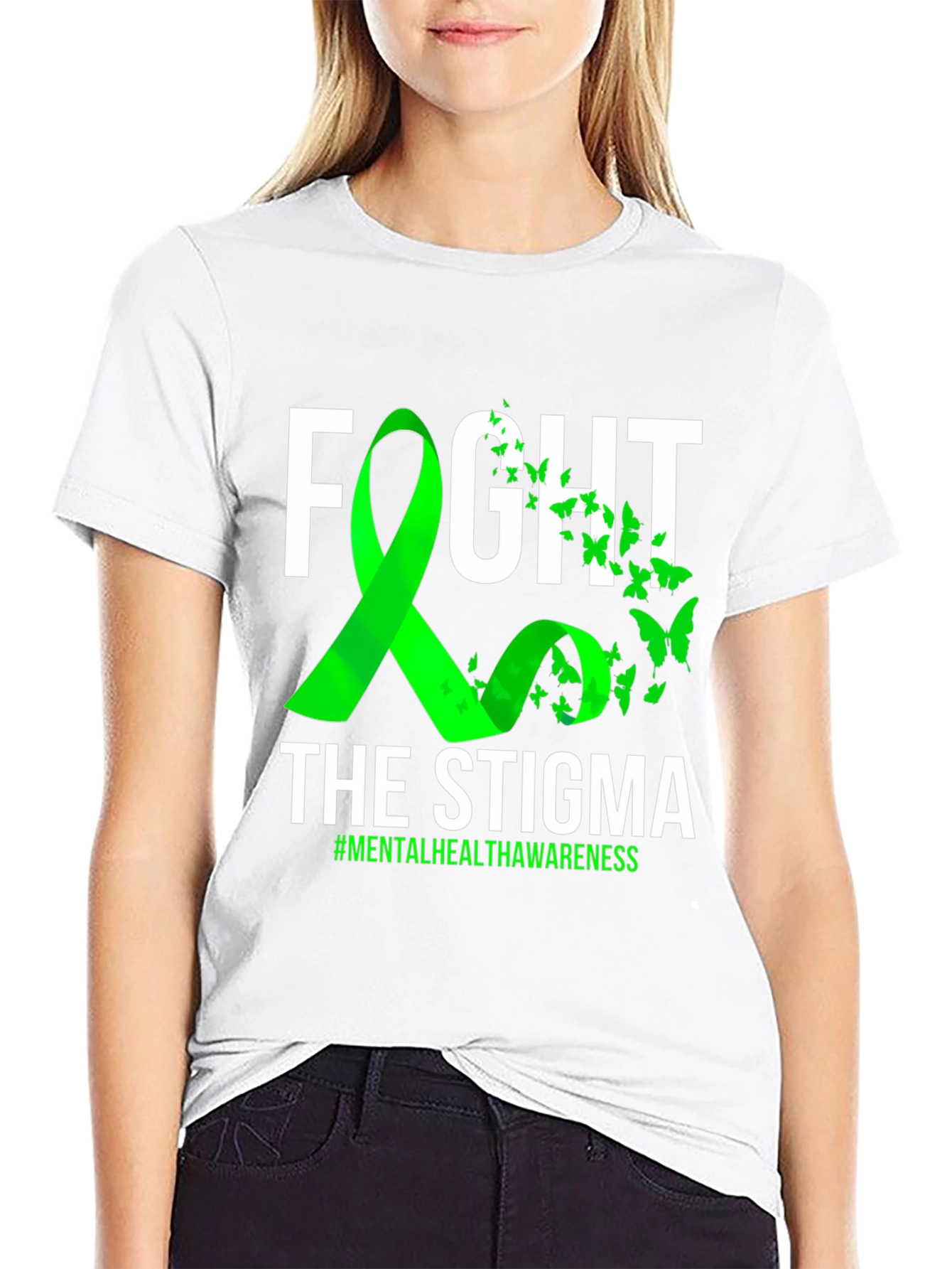Fight the Stigma Mental Health Awareness T-Shirt