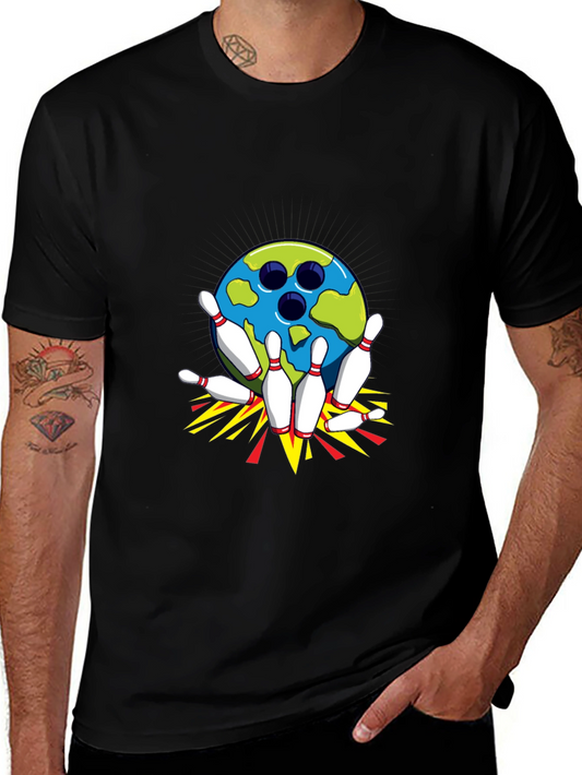Bowling Strike Graphic Tee
