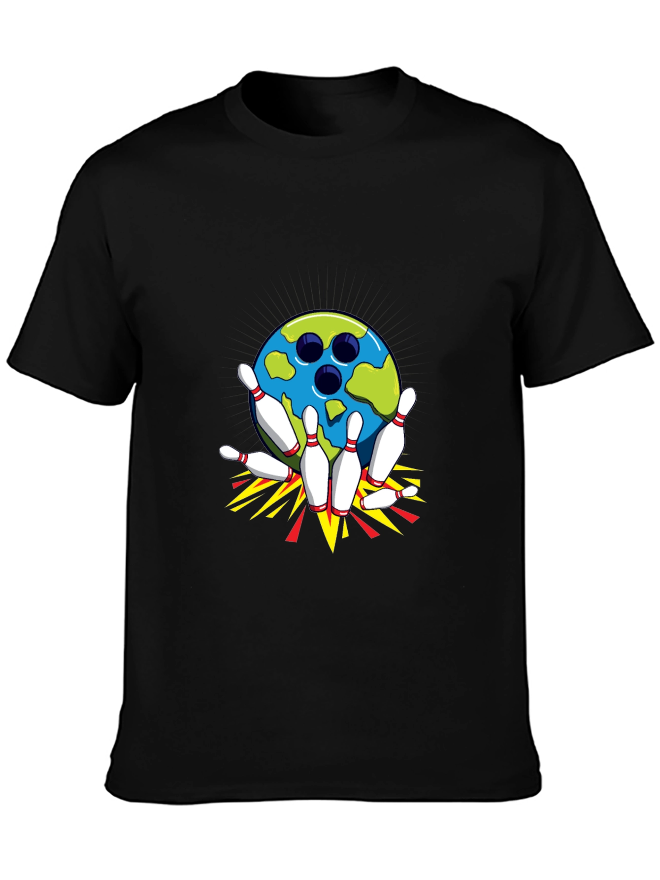 Bowling Strike Graphic Tee
