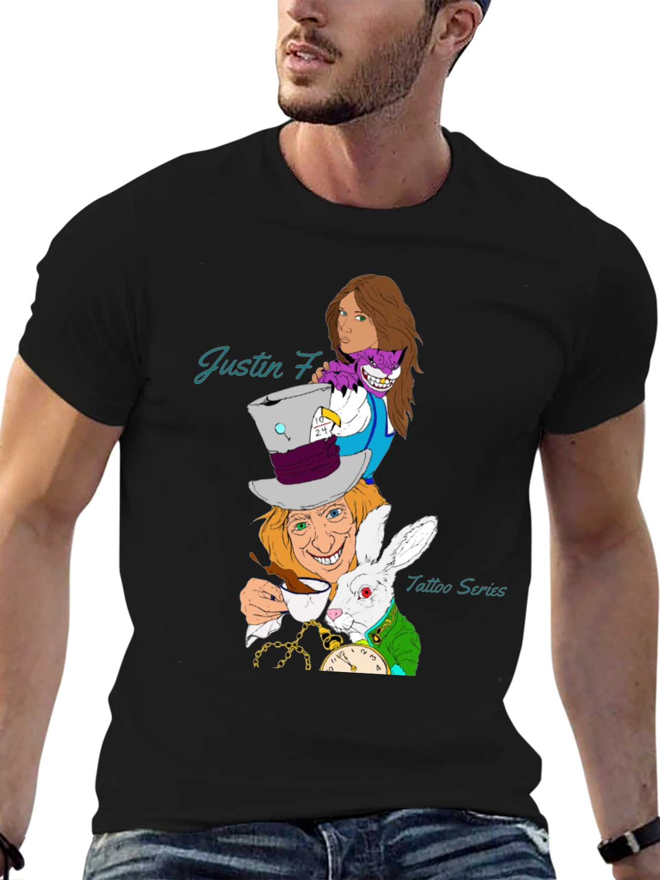Whimsical Alice in Wonderland T-Shirt