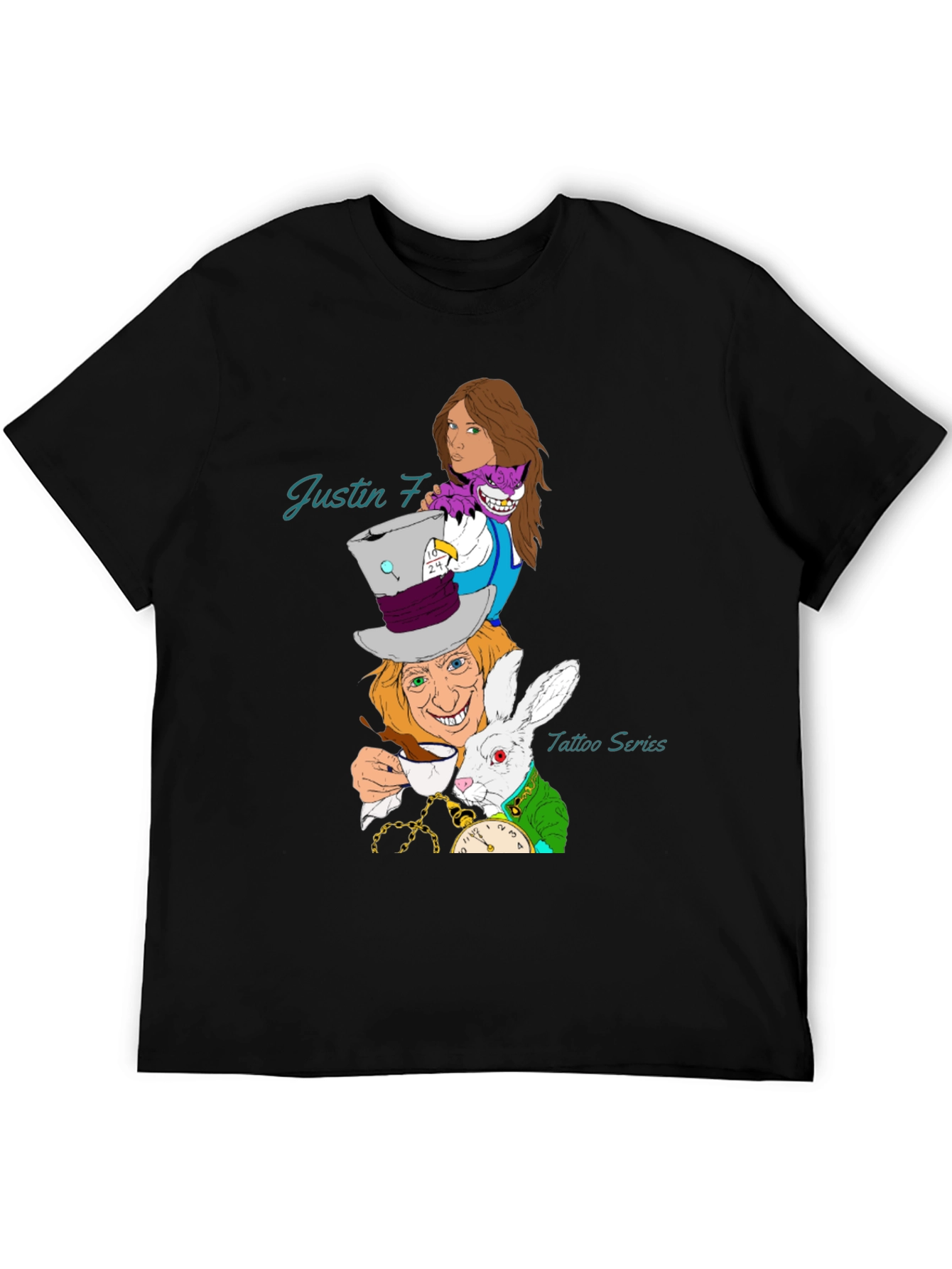 Whimsical Alice in Wonderland T-Shirt