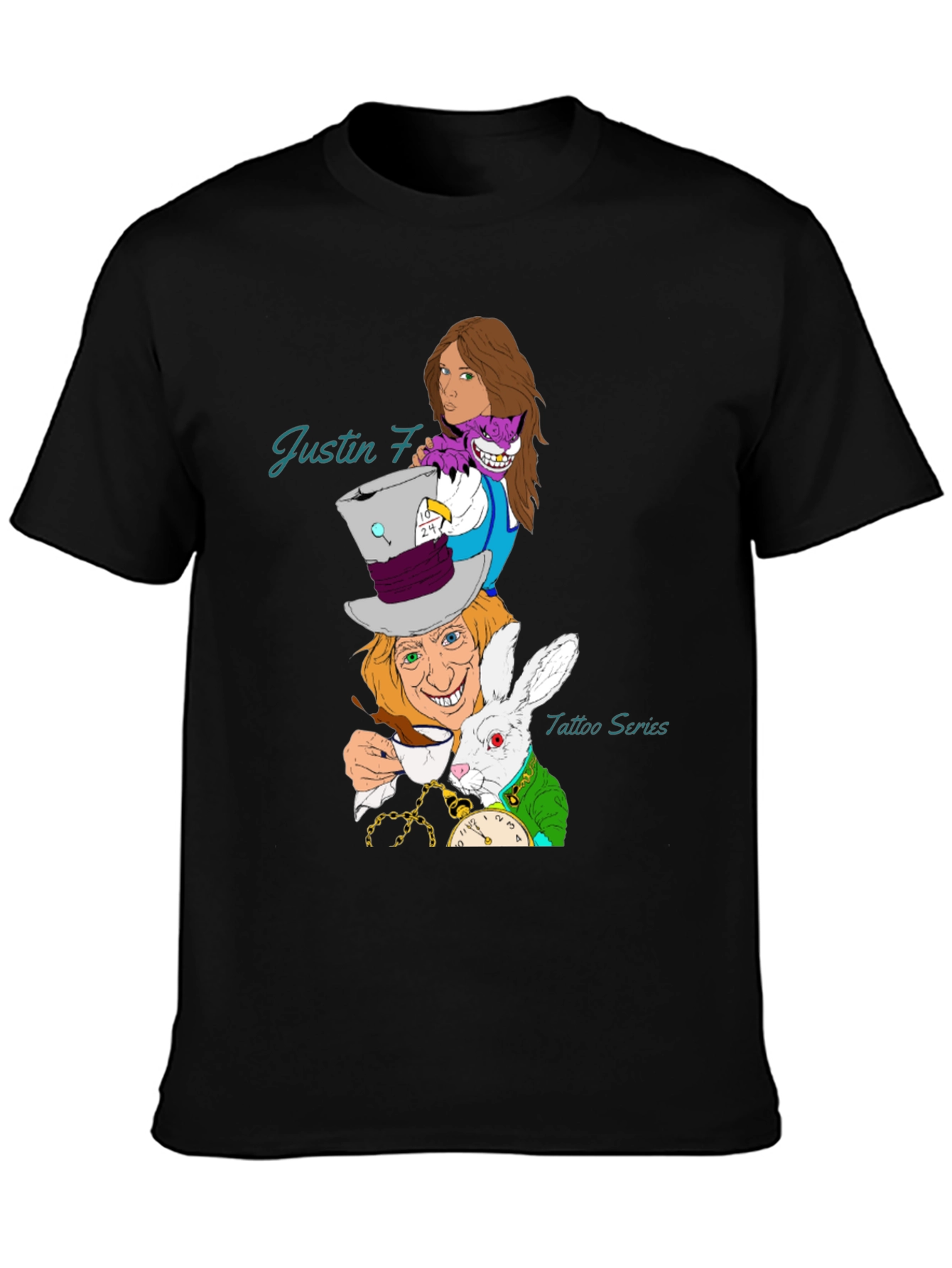 Whimsical Alice in Wonderland T-Shirt