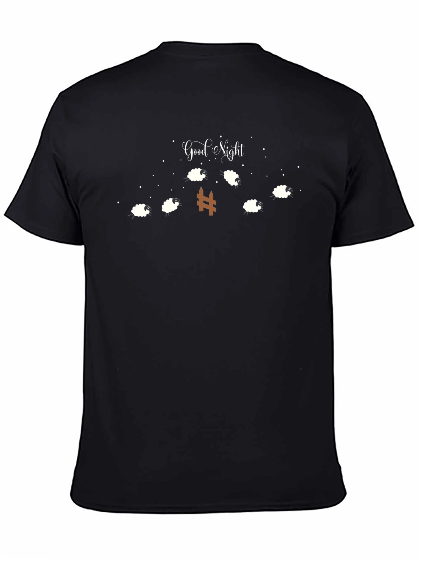 Good Night Sheep Counting Graphic T-Shirt