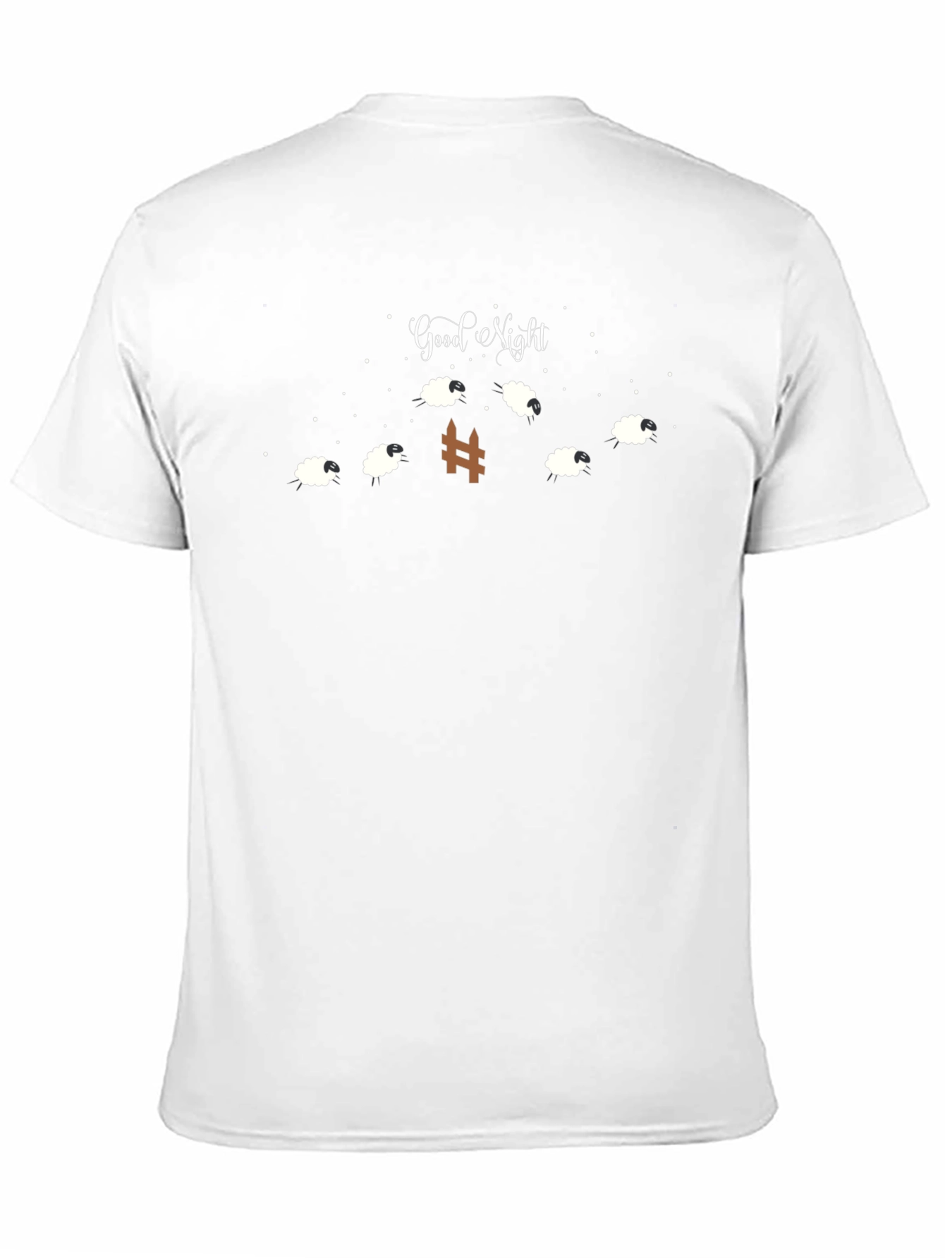 Good Night Sheep Counting Graphic T-Shirt