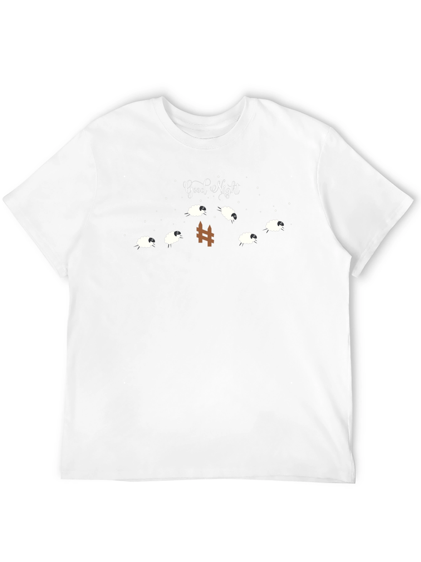 Good Night Sheep Counting Graphic T-Shirt