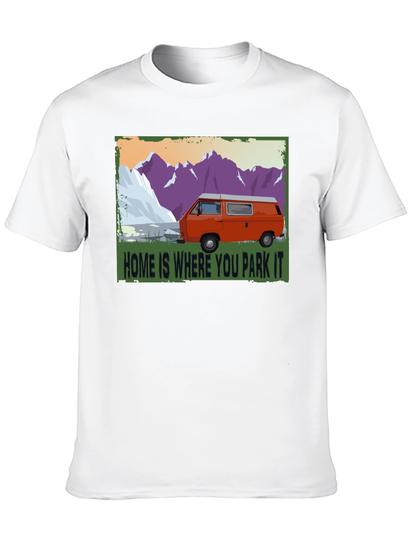 Home is Where You Park It Camping T-Shirt