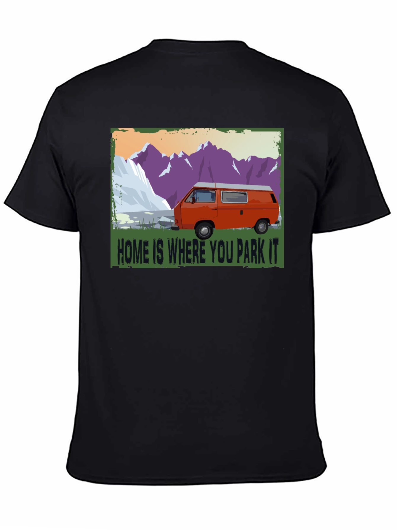 Home is Where You Park It Camping T-Shirt