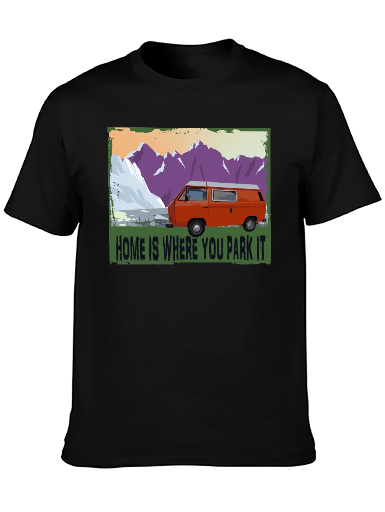 Home is Where You Park It Camping T-Shirt