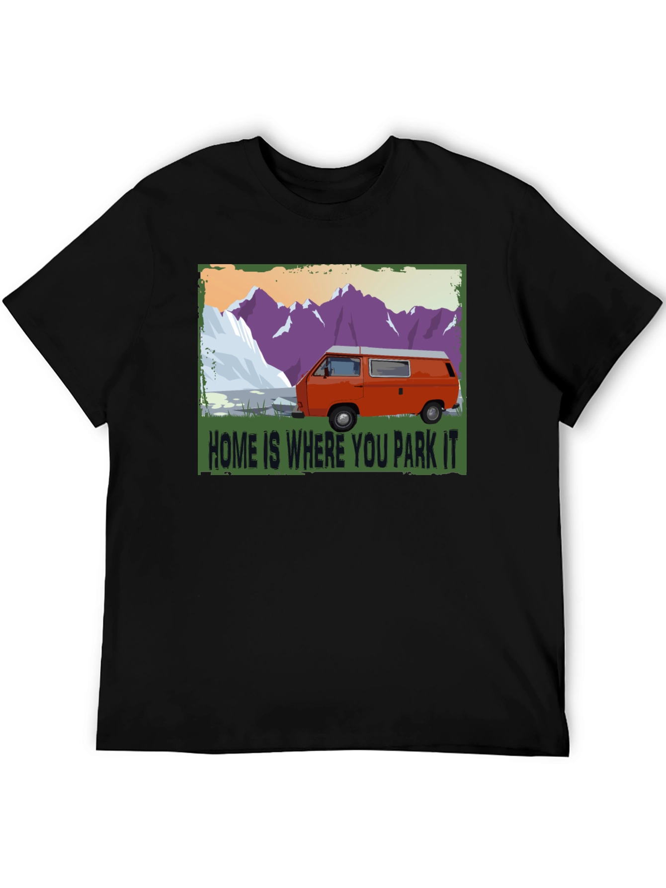Home is Where You Park It Camping T-Shirt