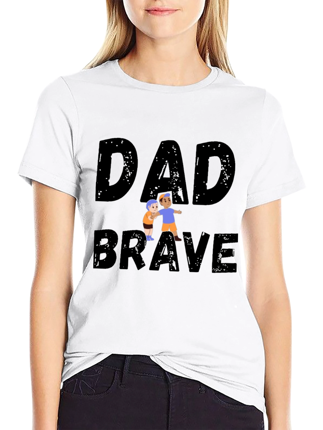 Dad Brave T-Shirt - Fathers Day Gift