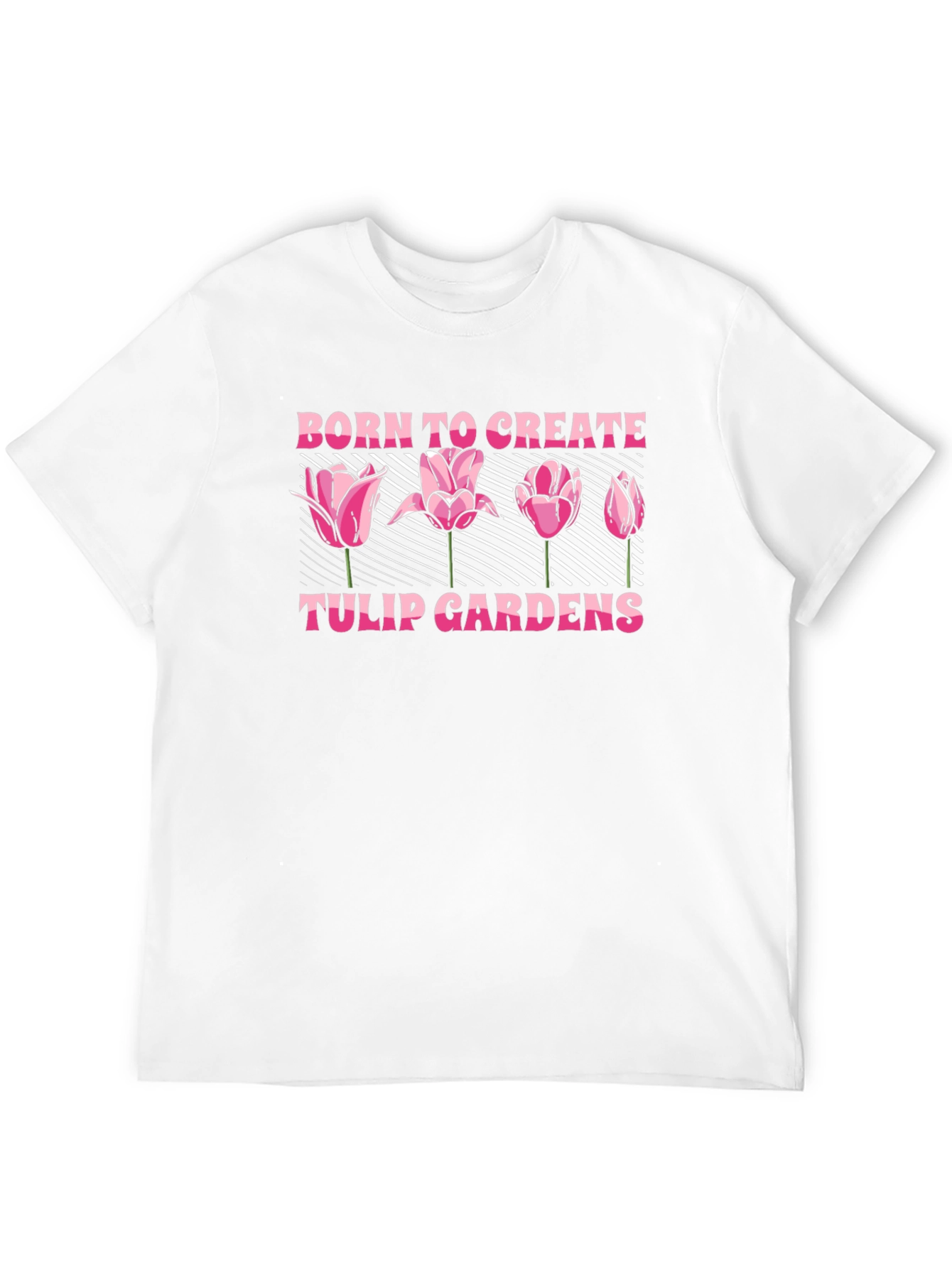 Born to Create Tulip Gardens Graphic Tee