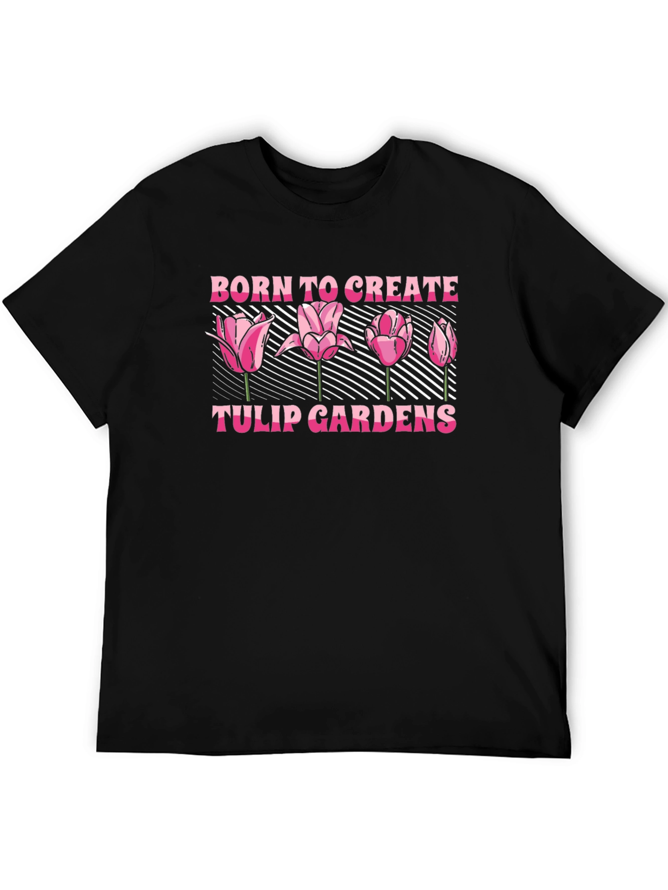 Born to Create Tulip Gardens Graphic Tee