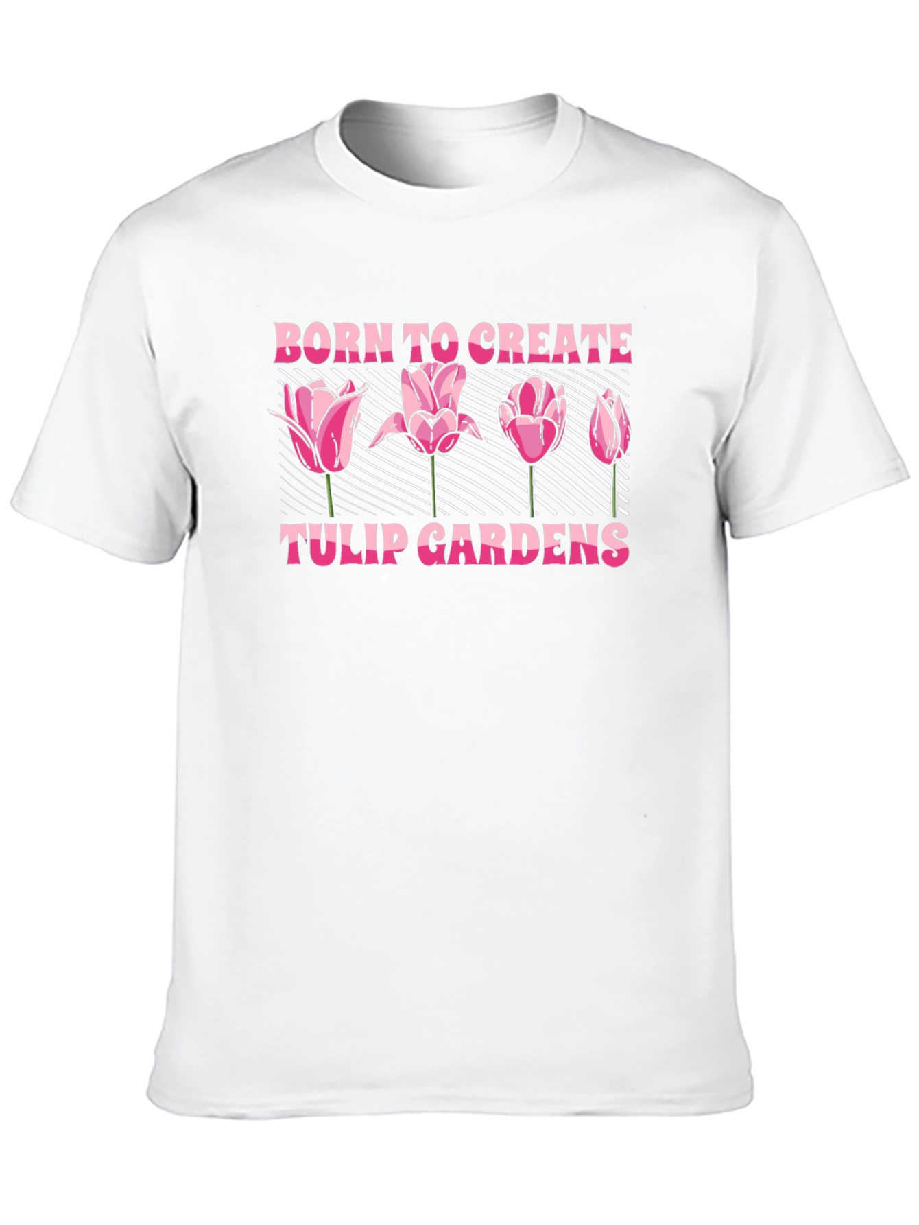 Born to Create Tulip Gardens Graphic Tee