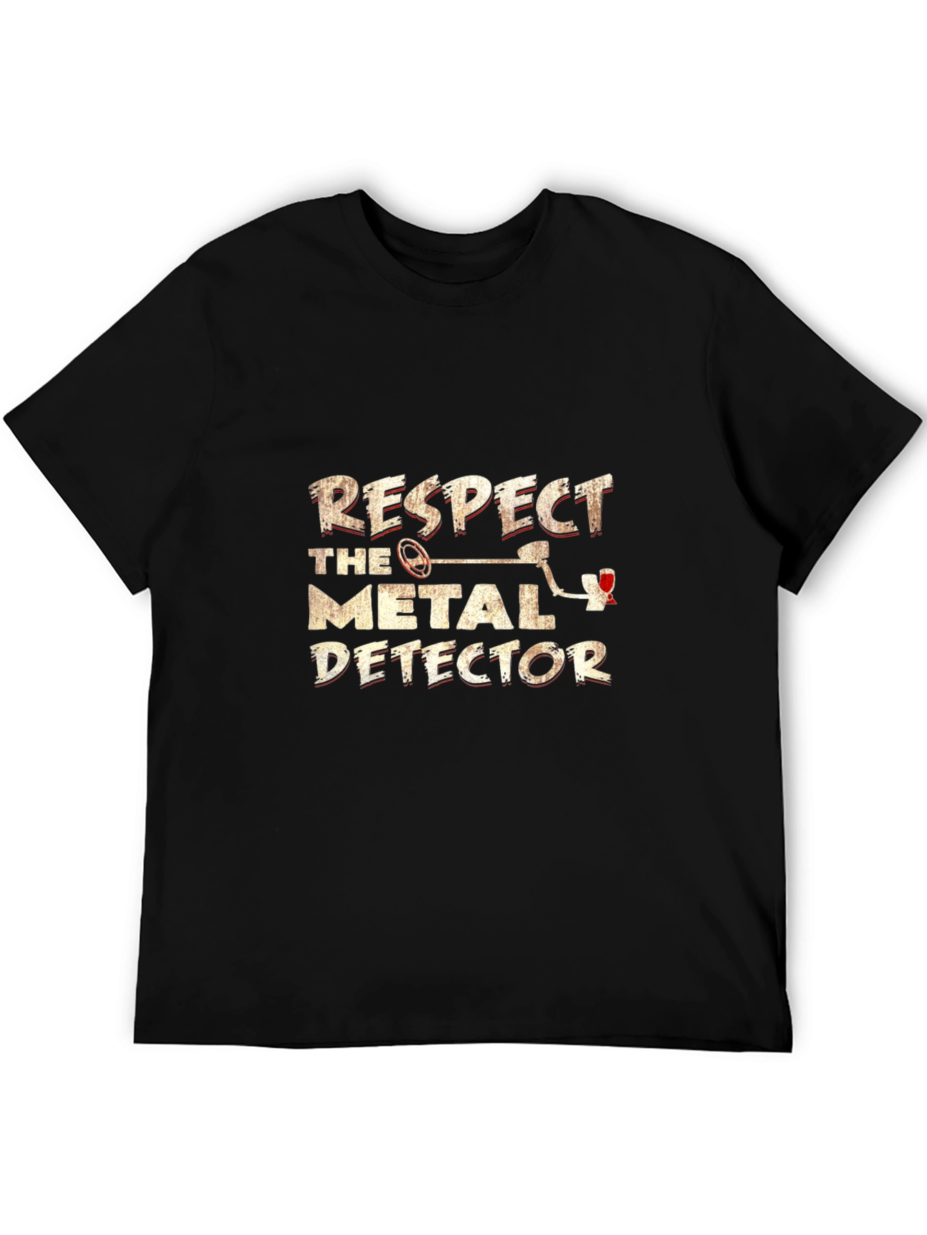 Respect the Metal Detector Graphic Tee