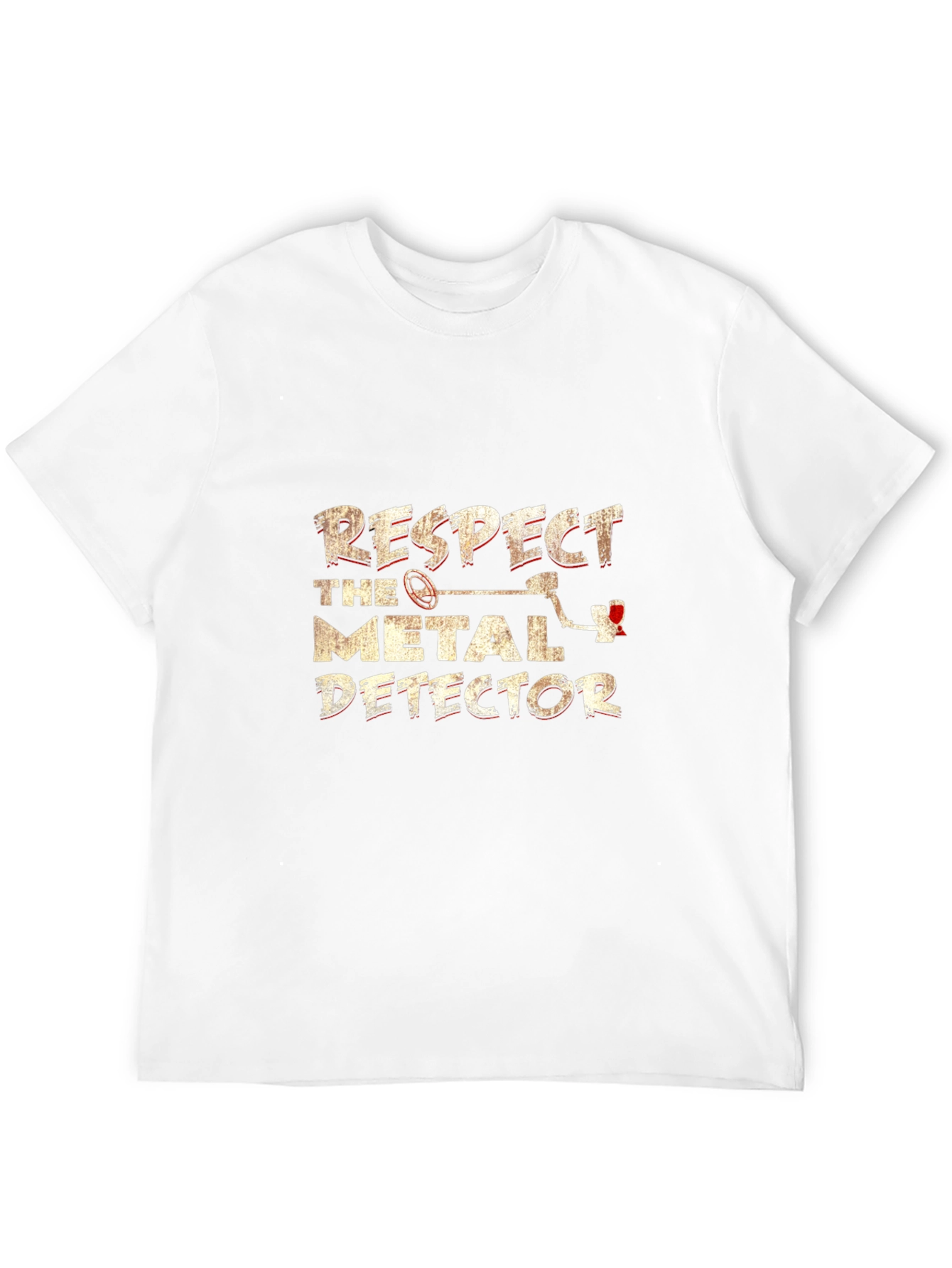 Respect the Metal Detector Graphic Tee