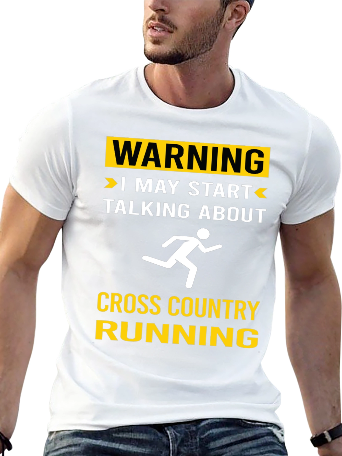 Warning Cross Country Running T-Shirt