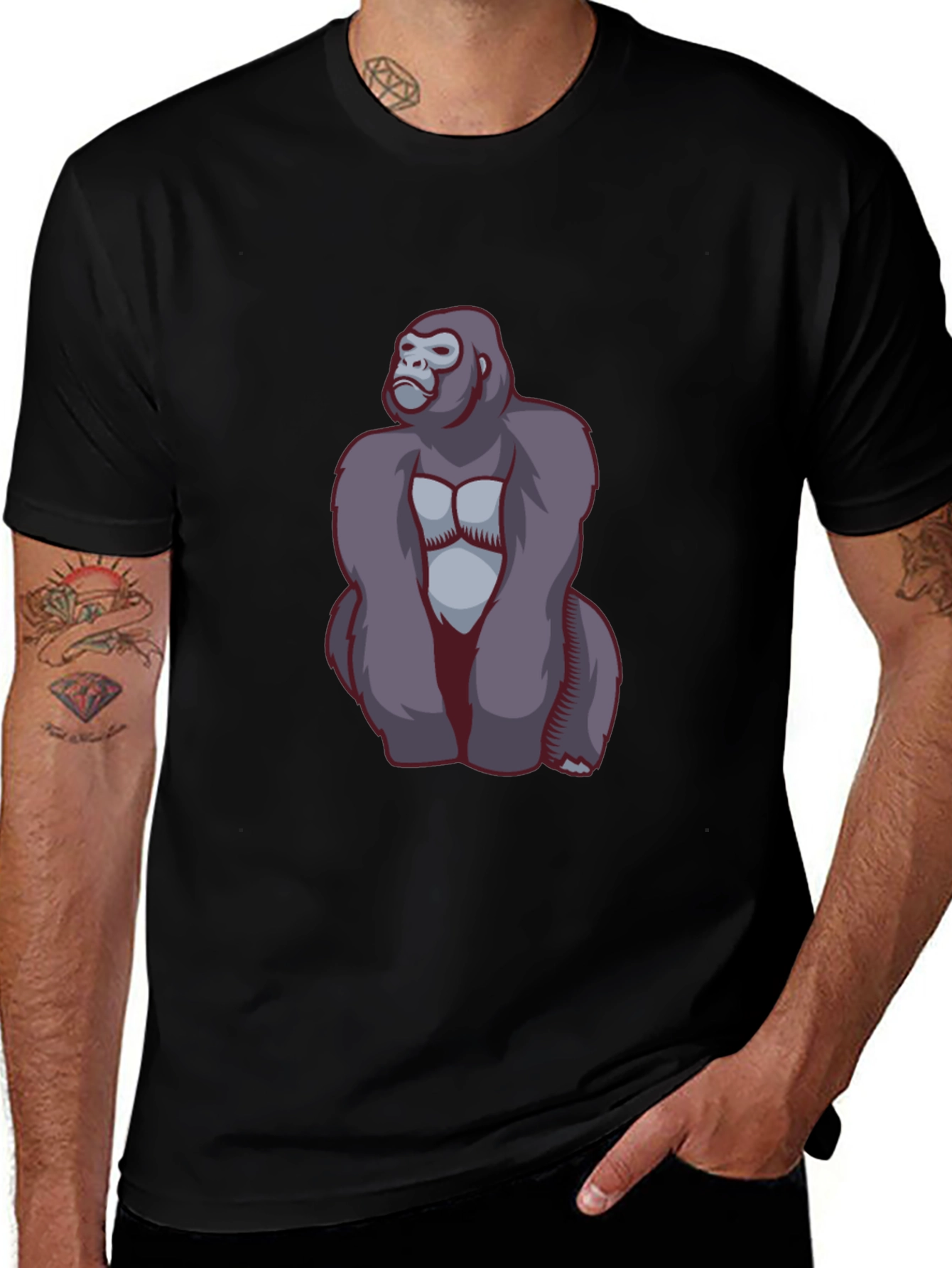 Gorilla Graphic Tee - Cool Mens T-Shirt