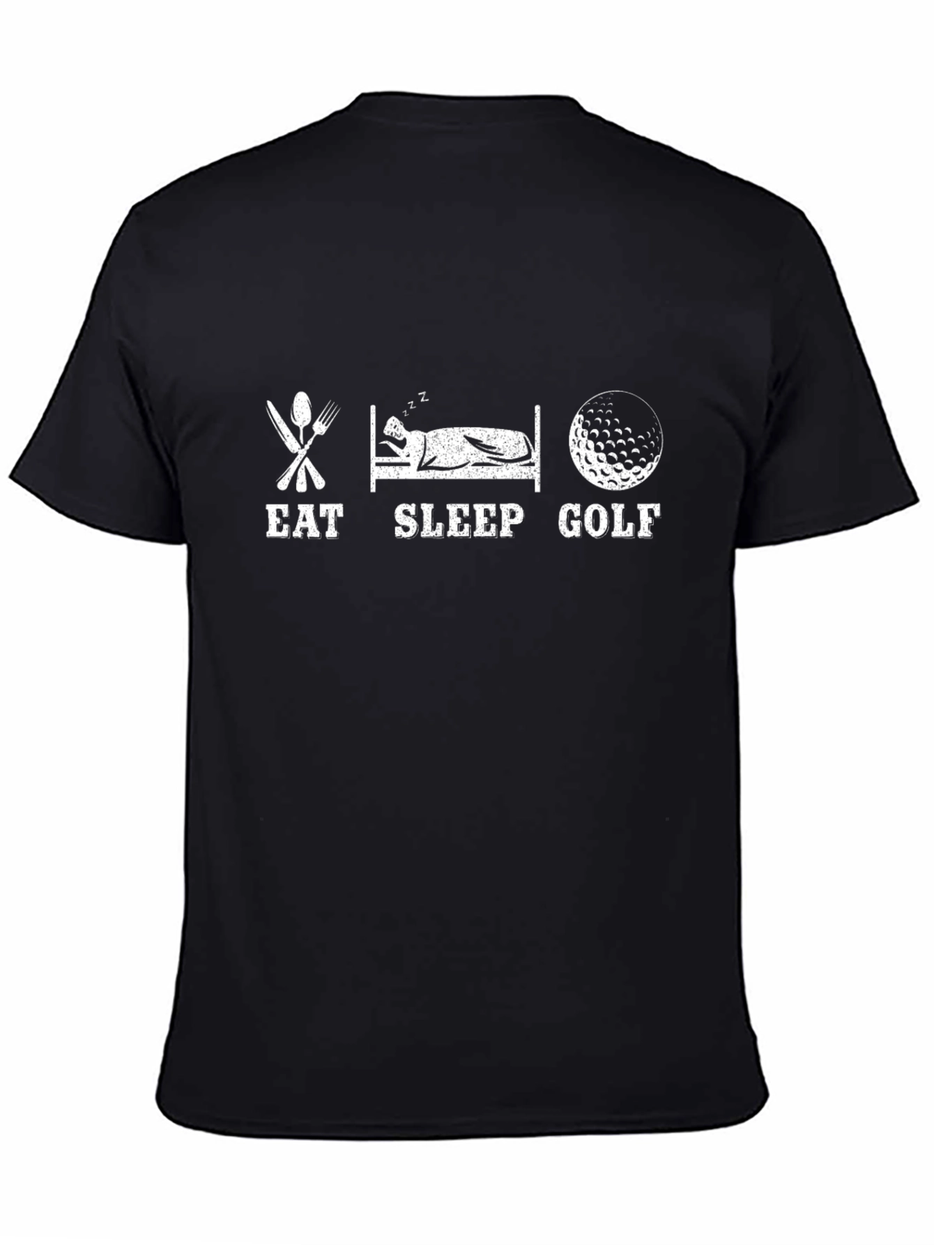 Eat Sleep Golf T-Shirt: Funny Golfer Tee