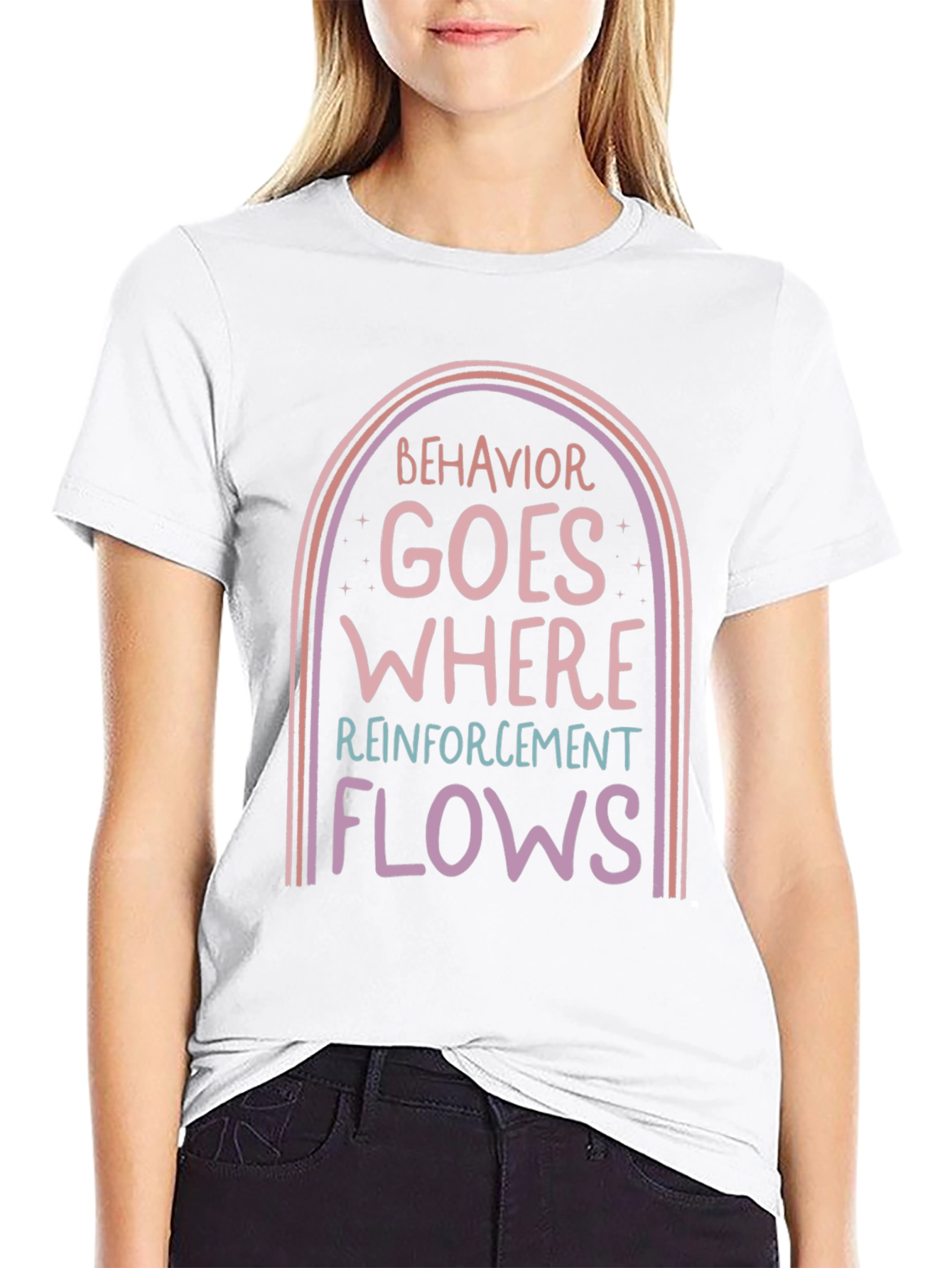Behavior Goes Where Reinforcement Flows Graphic Tee