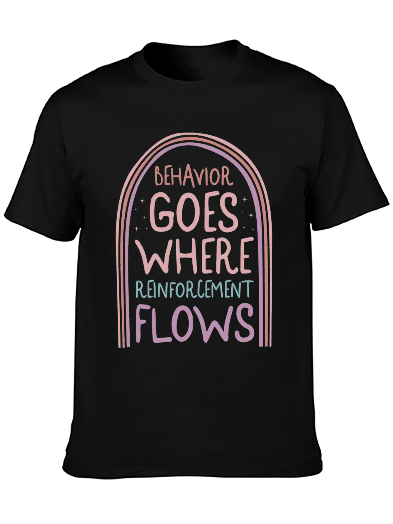 Behavior Goes Where Reinforcement Flows Graphic Tee