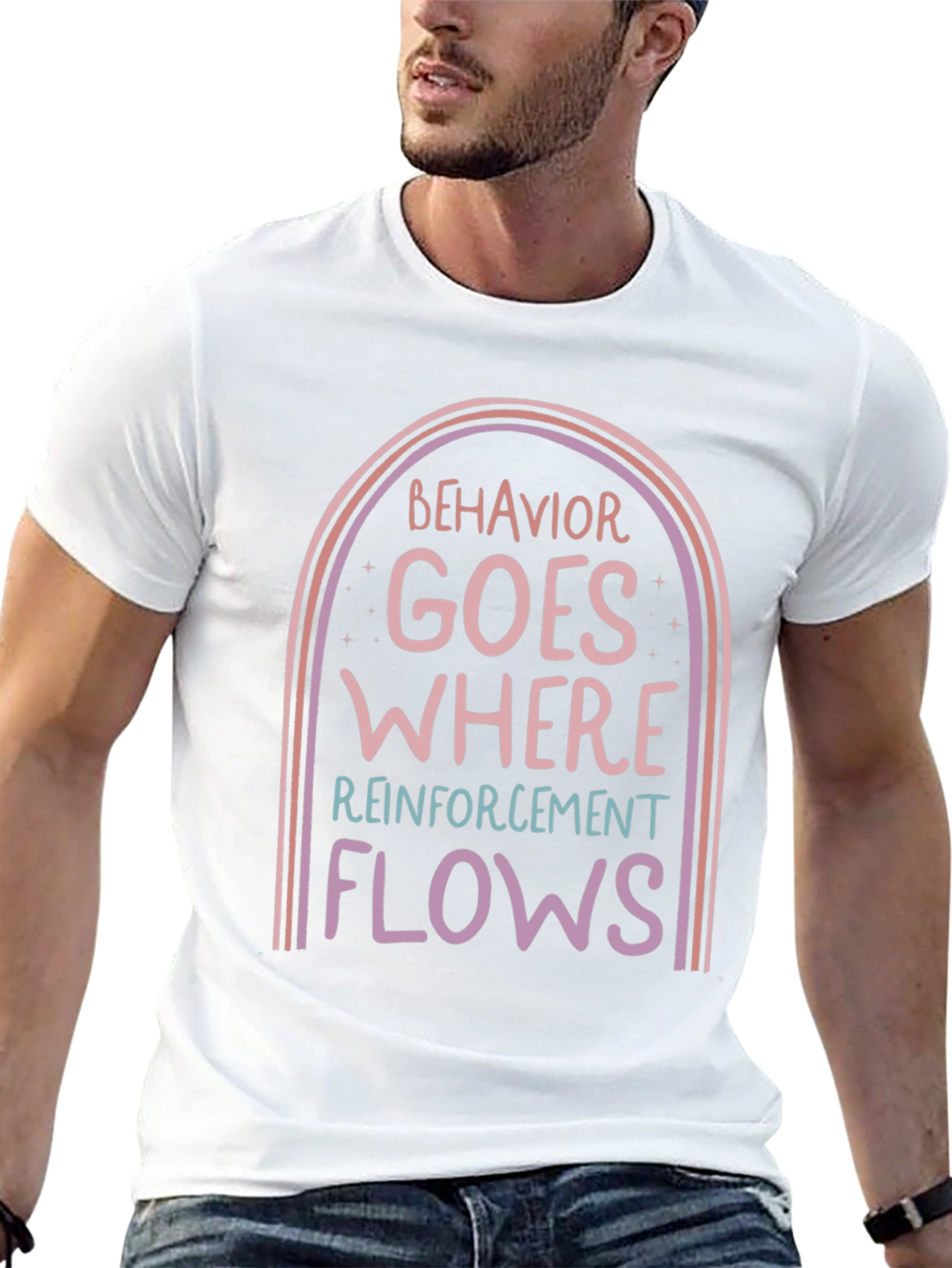 Behavior Goes Where Reinforcement Flows Graphic Tee