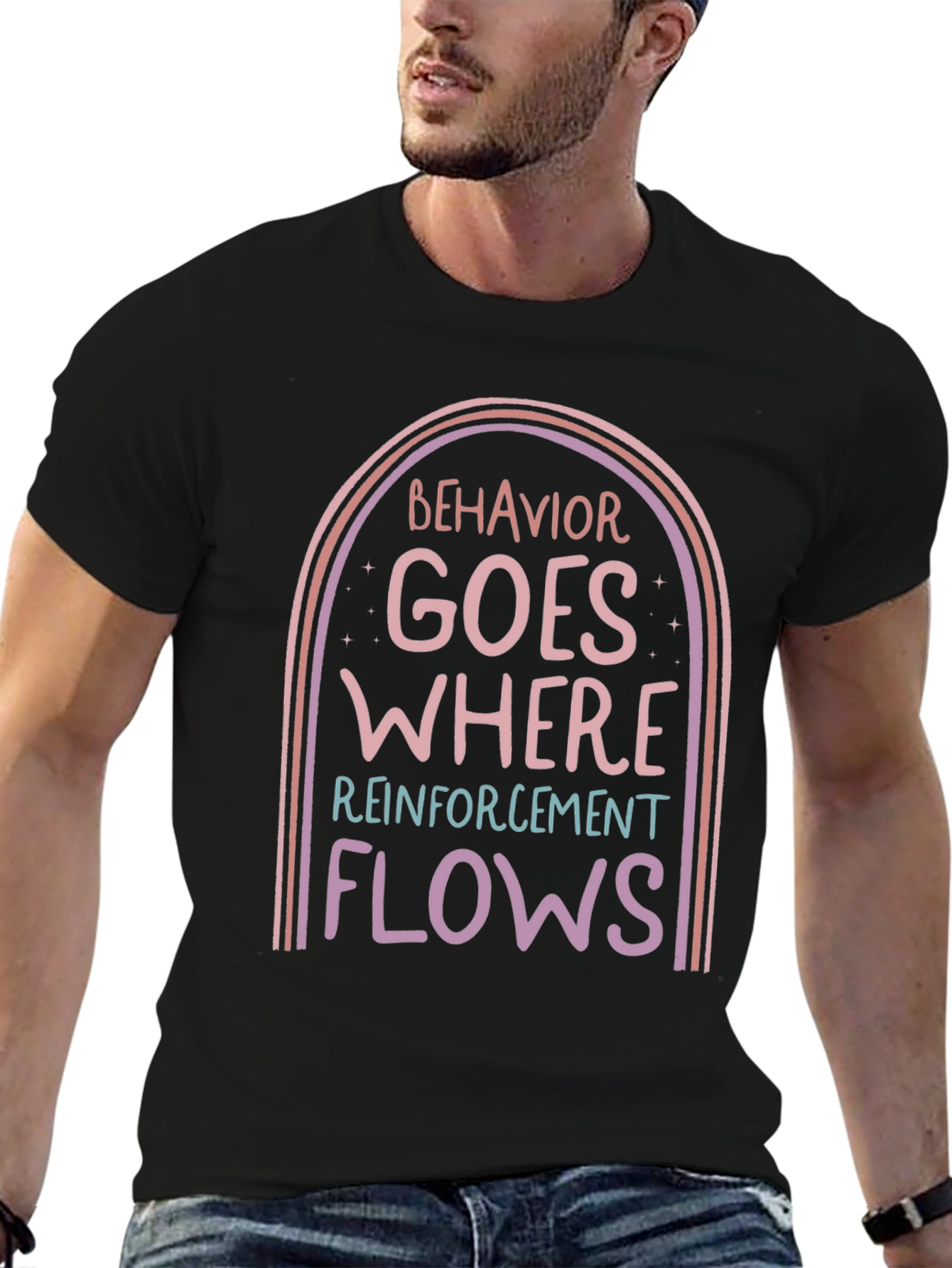 Behavior Goes Where Reinforcement Flows Graphic Tee