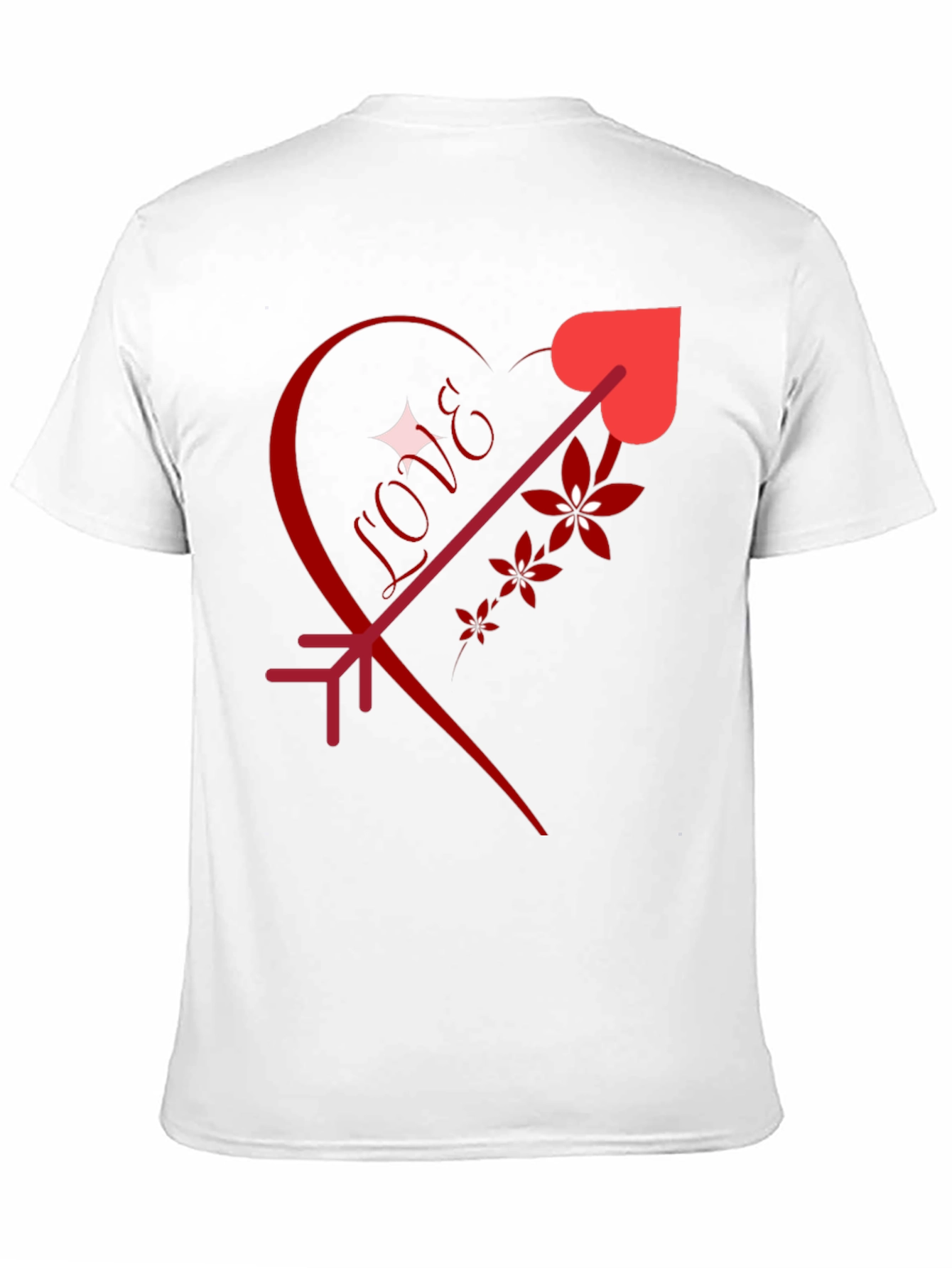 Love Arrow Graphic Tee - Romantic Design
