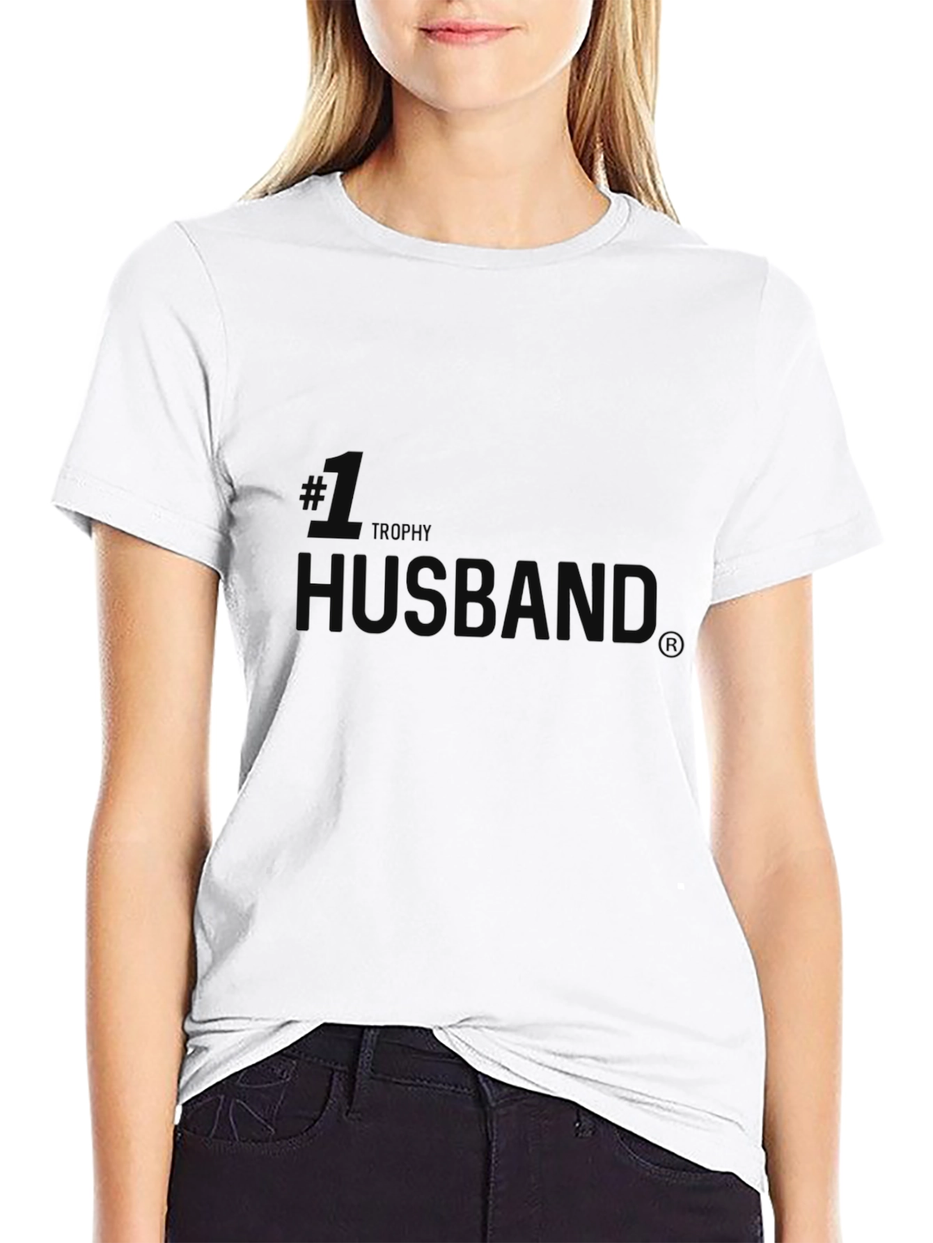 Trophy Husband Tee - Black Novelty T-Shirt