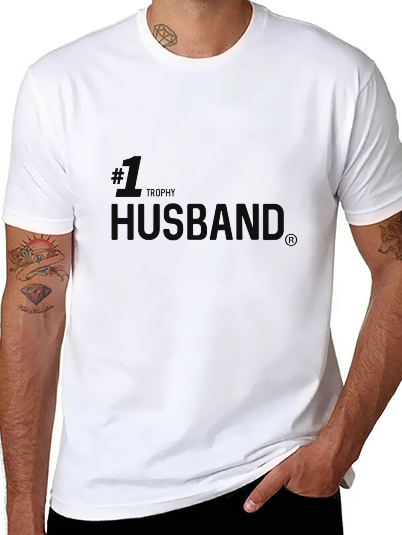 Trophy Husband Tee - Black Novelty T-Shirt