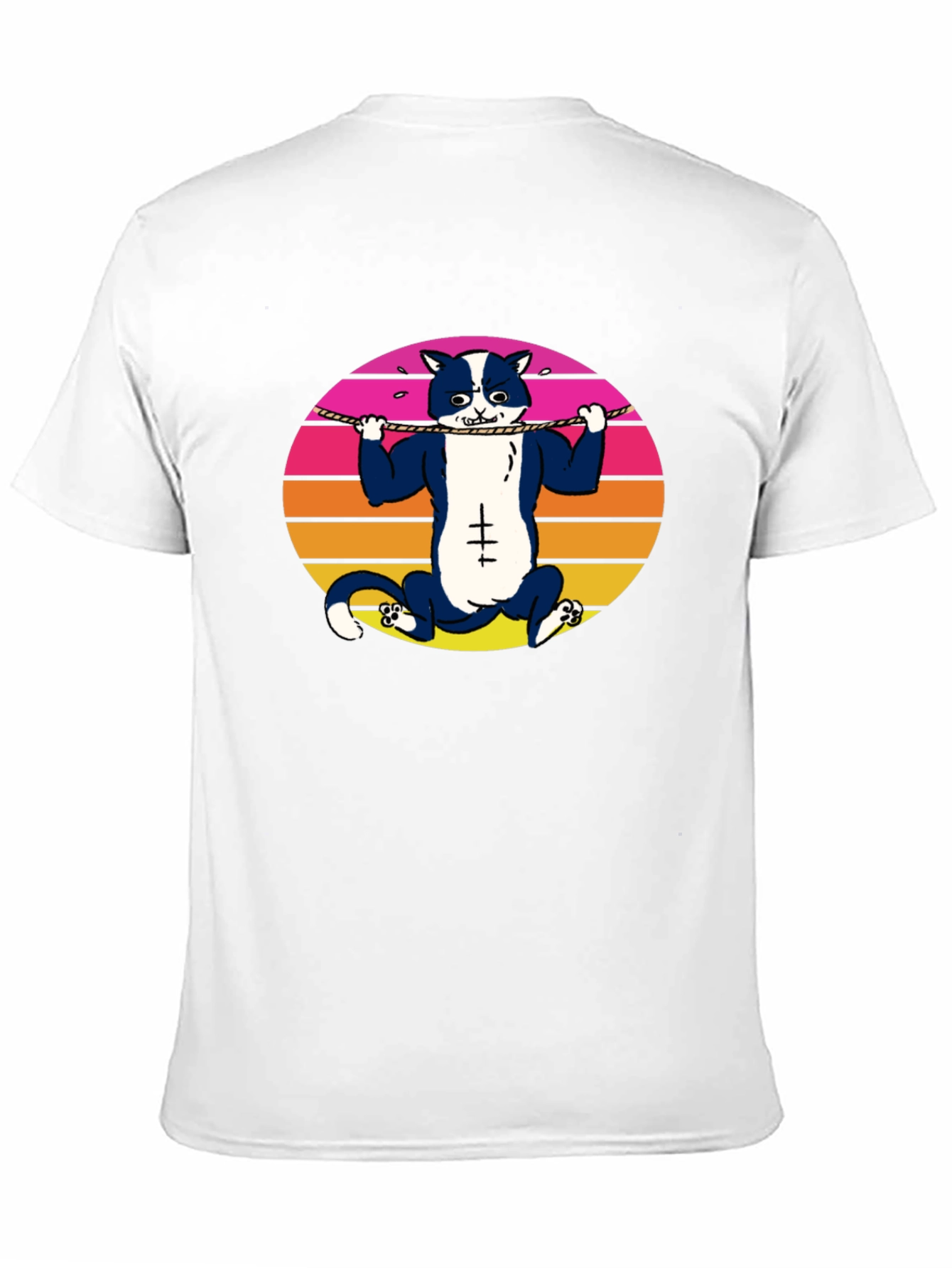 Funny Cat Gym Workout T-Shirt