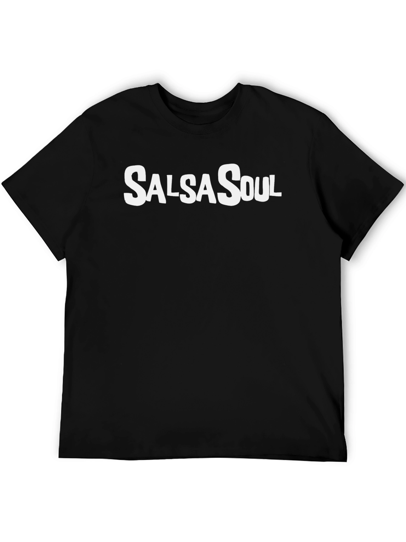 Salsa Soul Graphic Tee - Stylish Black Cotton T-Shirt