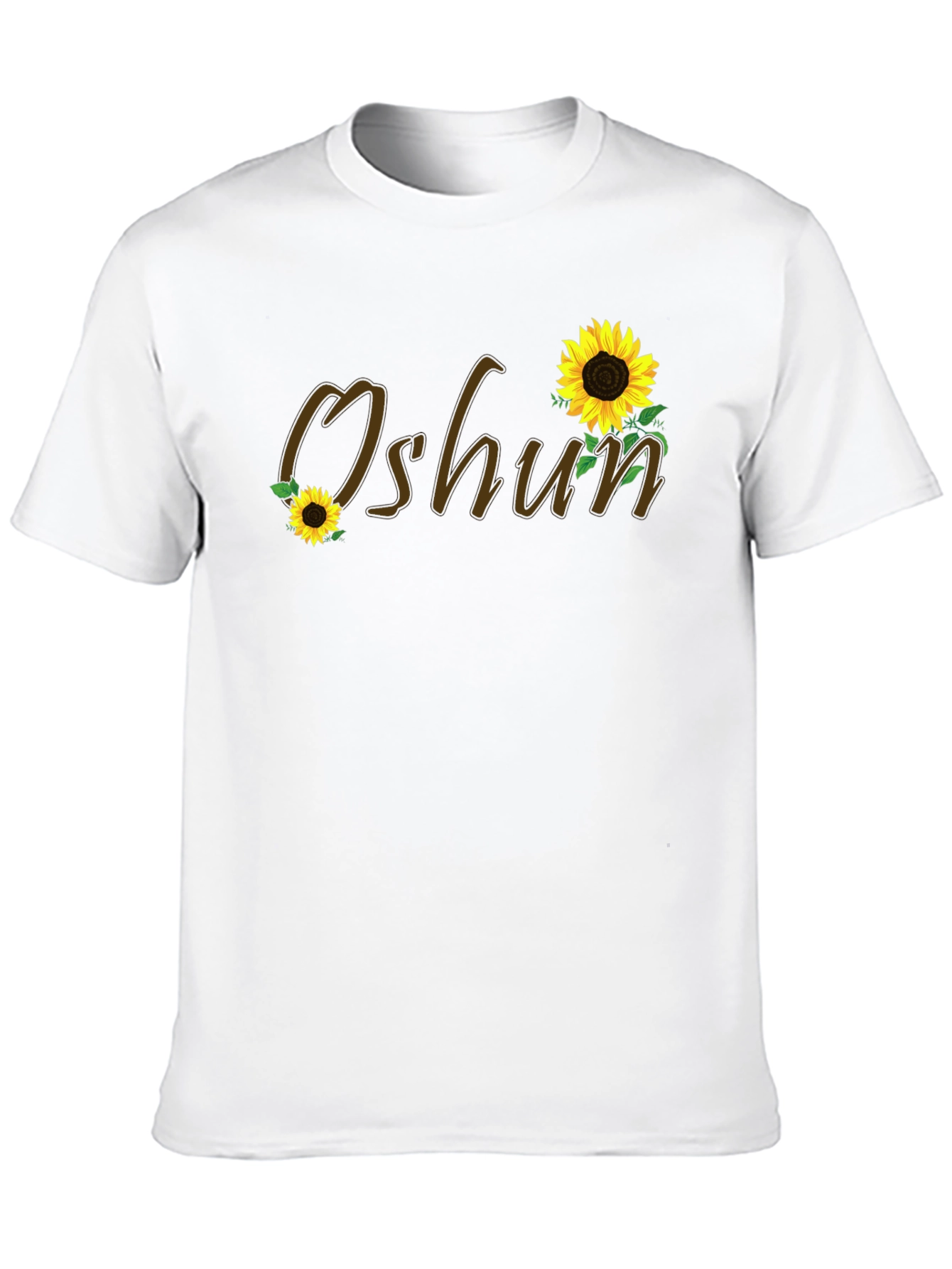 Oshun Sunflower Graphic Black Tee