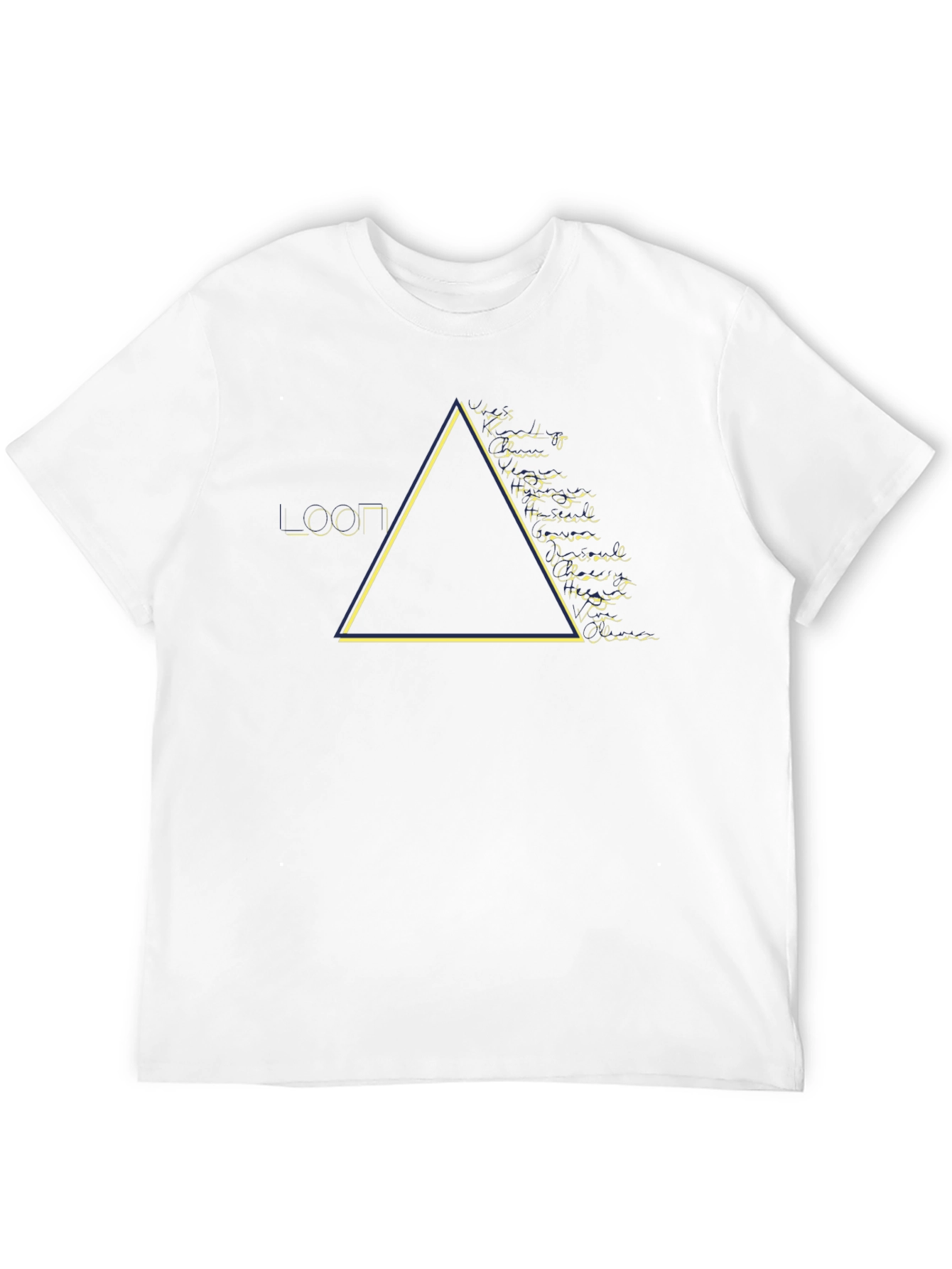 LOONA K-Pop Group Black Graphic T-Shirt