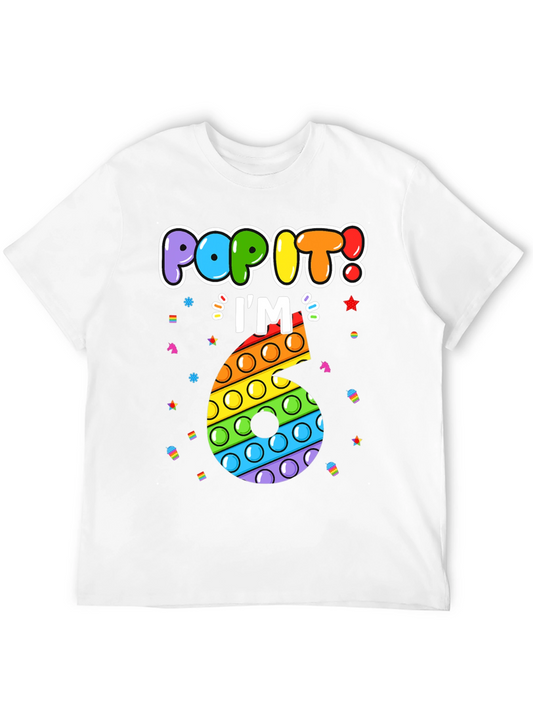 Pop It 6th Birthday T-Shirt