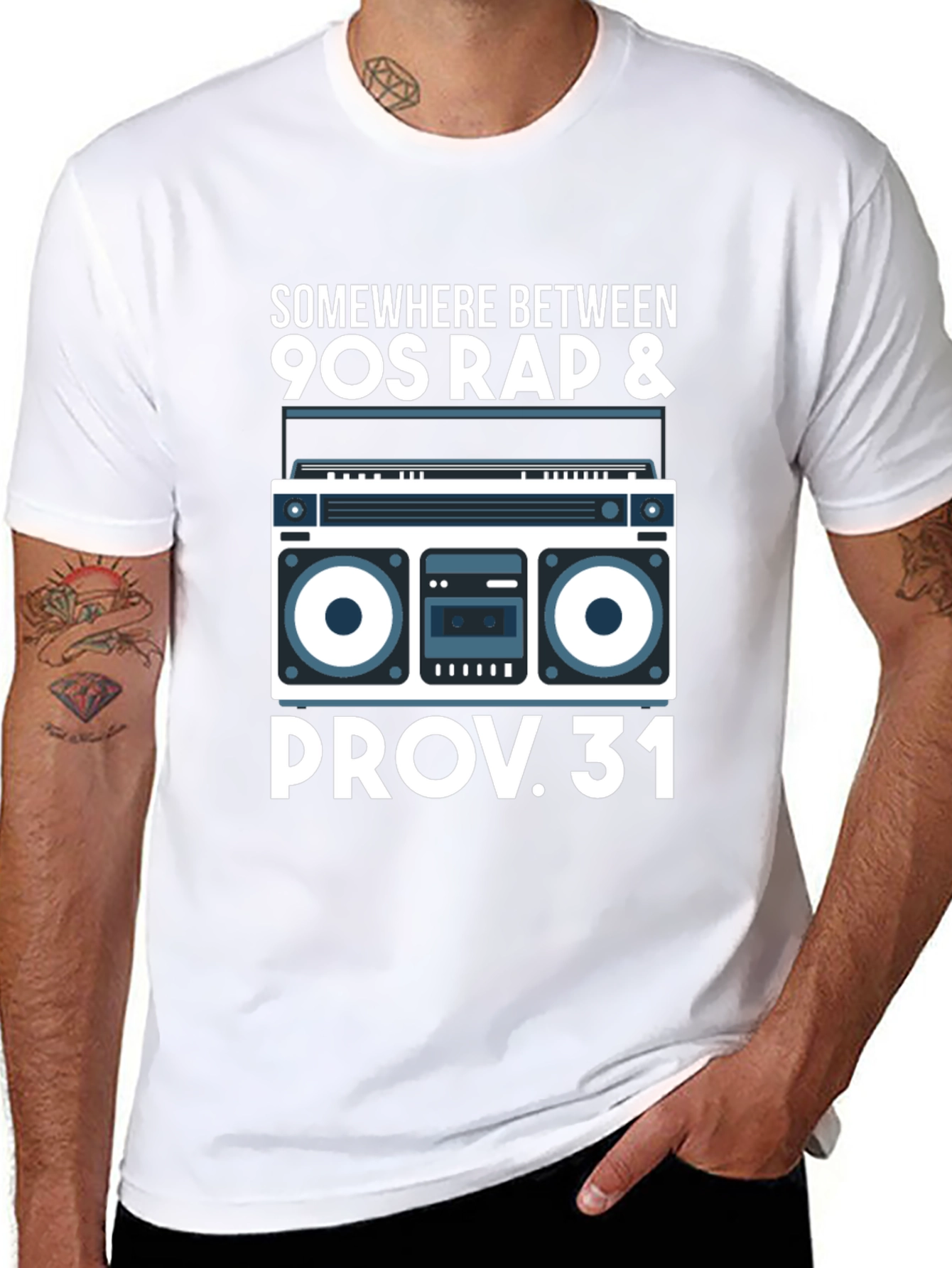 90s Rap & Proverbs 31 Graphic Tee