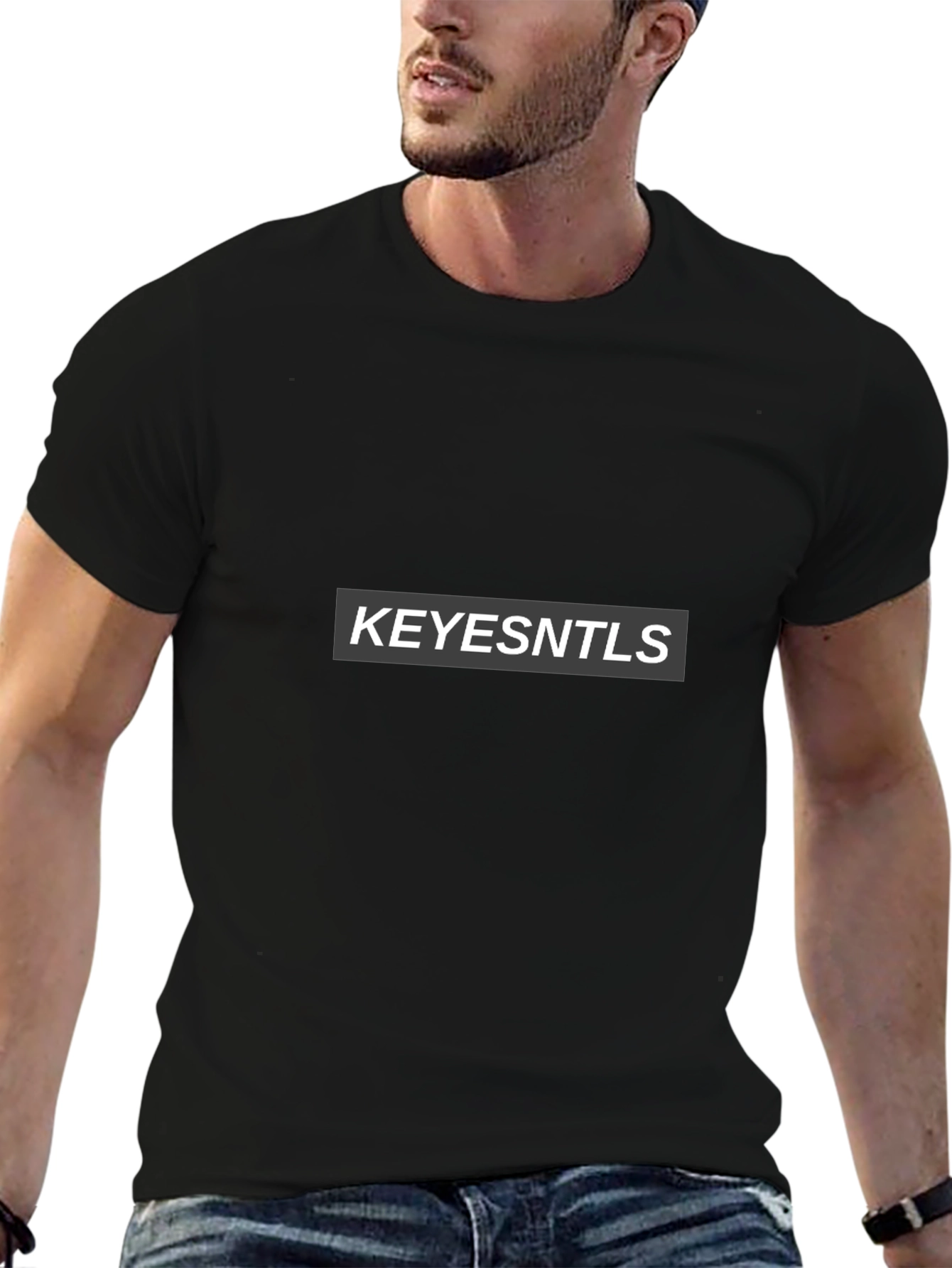KEYSNTLS Black Graphic Tee