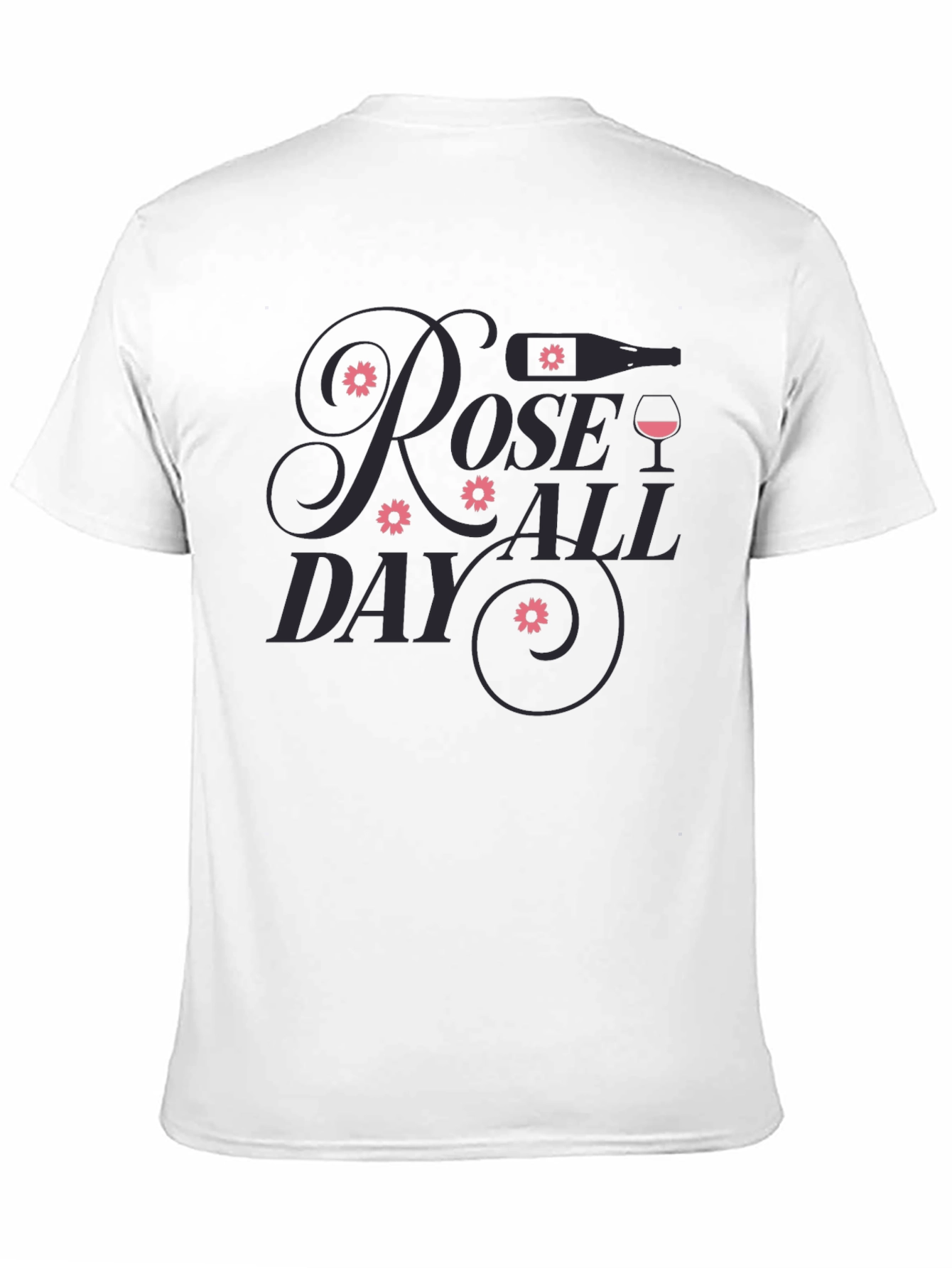 Rose All Day Graphic Tee - Stylish Comfort