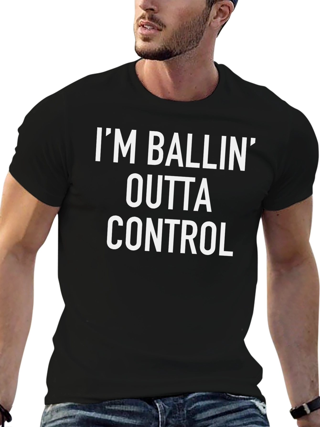 Im Ballin Outta Control Graphic Tee