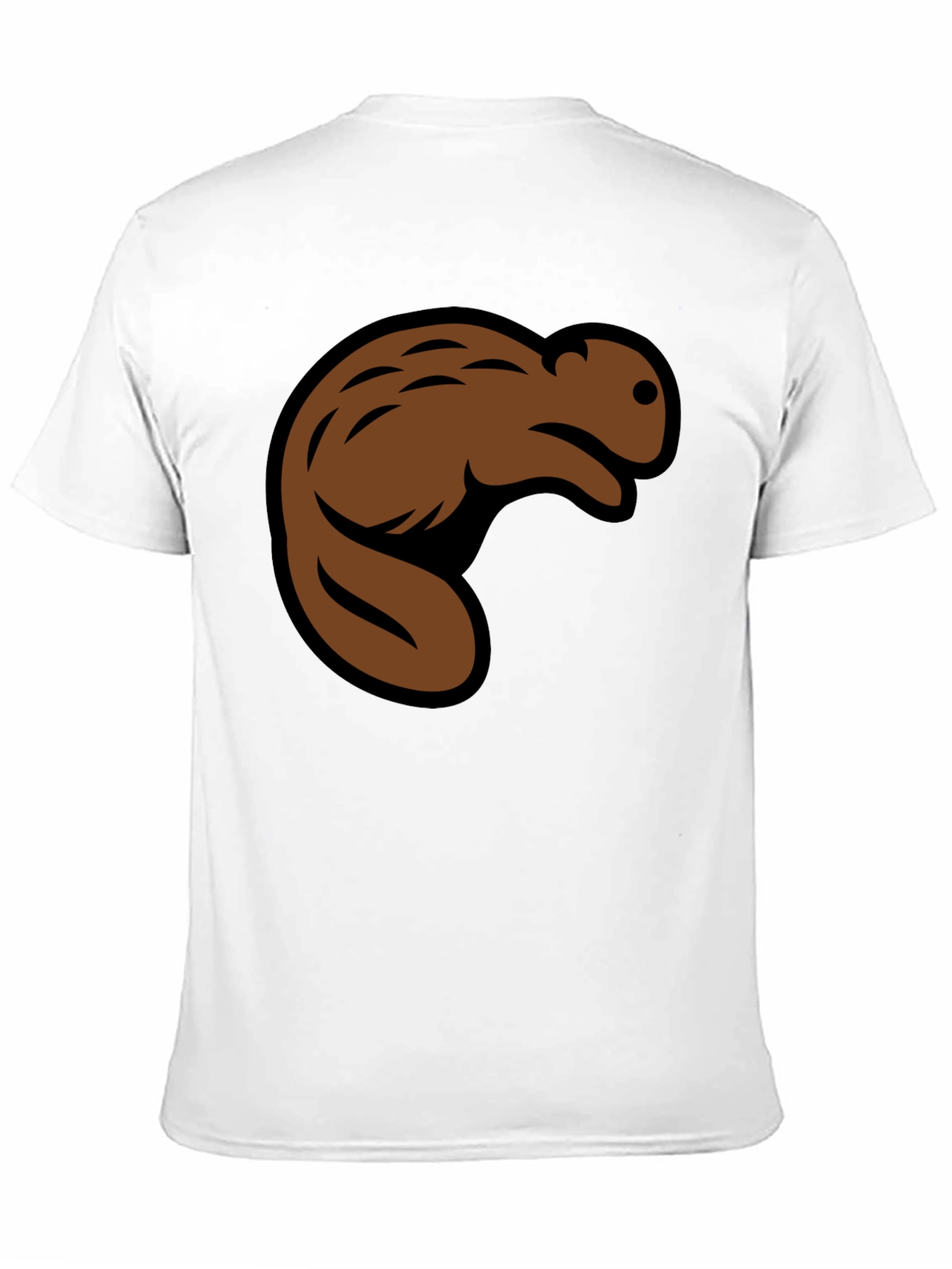 Beaver Graphic Black T-Shirt