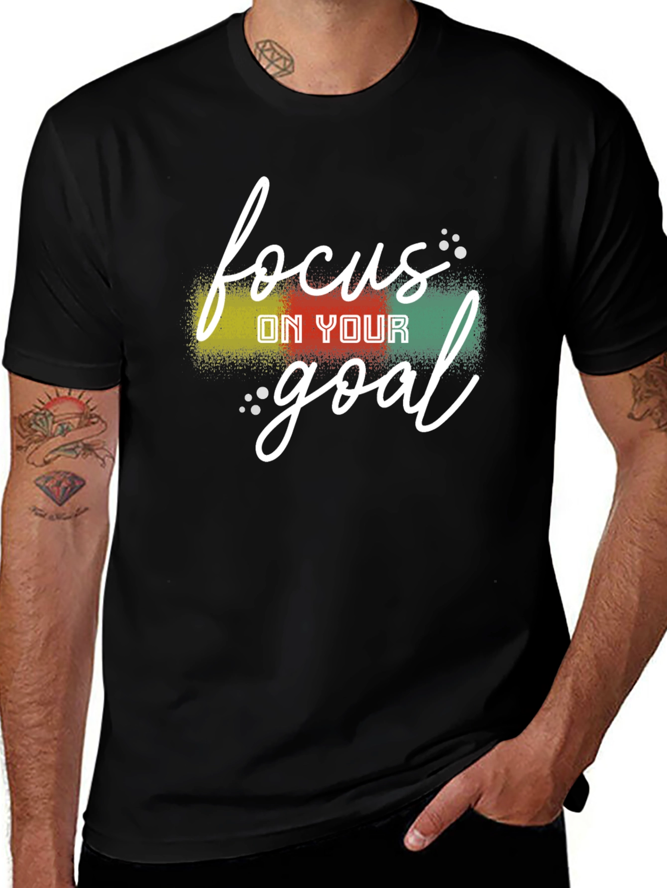 Focus On Your Goal T-Shirt - Motivational Tee